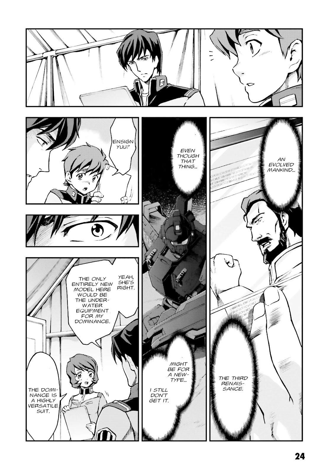 Kidou Sensei Gundam Gaiden - The Blue Destiny (TAICHI You) Chapter 6 page 24 - Chapter 6: Ace Pilot