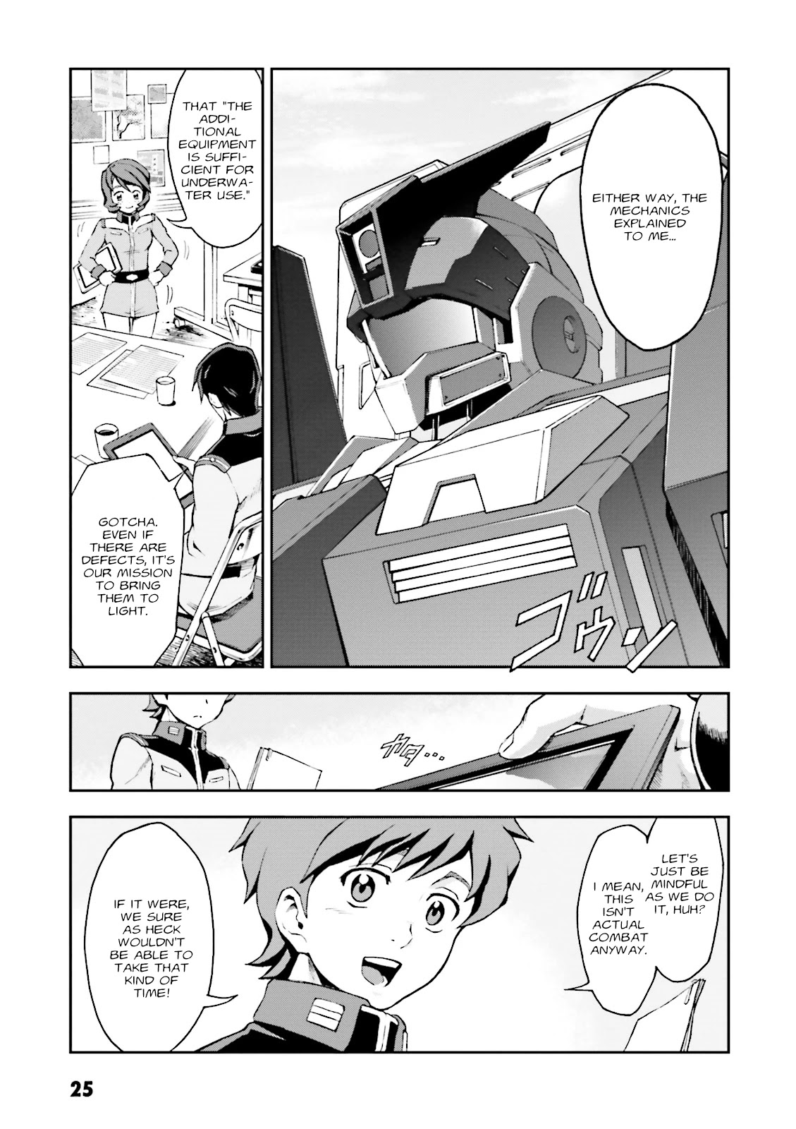 Kidou Sensei Gundam Gaiden - The Blue Destiny (TAICHI You) Chapter 6 page 25 - Chapter 6: Ace Pilot