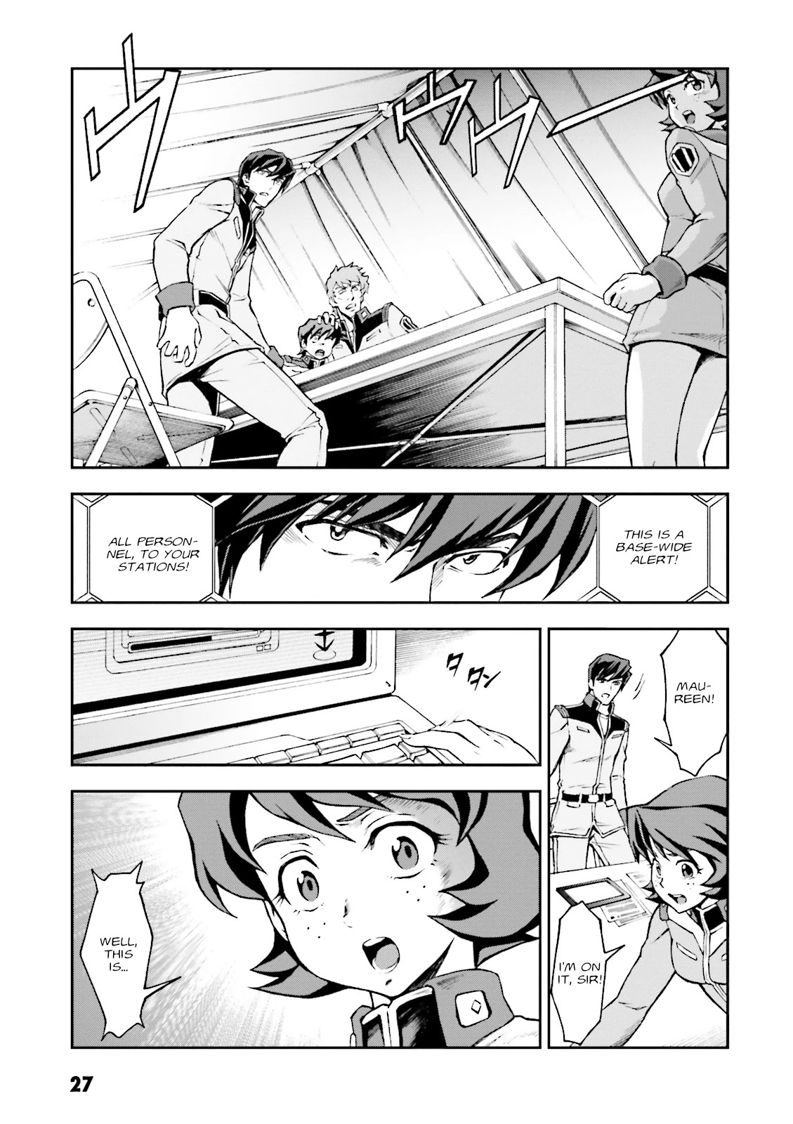 Kidou Sensei Gundam Gaiden - The Blue Destiny (TAICHI You) Chapter 6 page 27 - Chapter 6: Ace Pilot