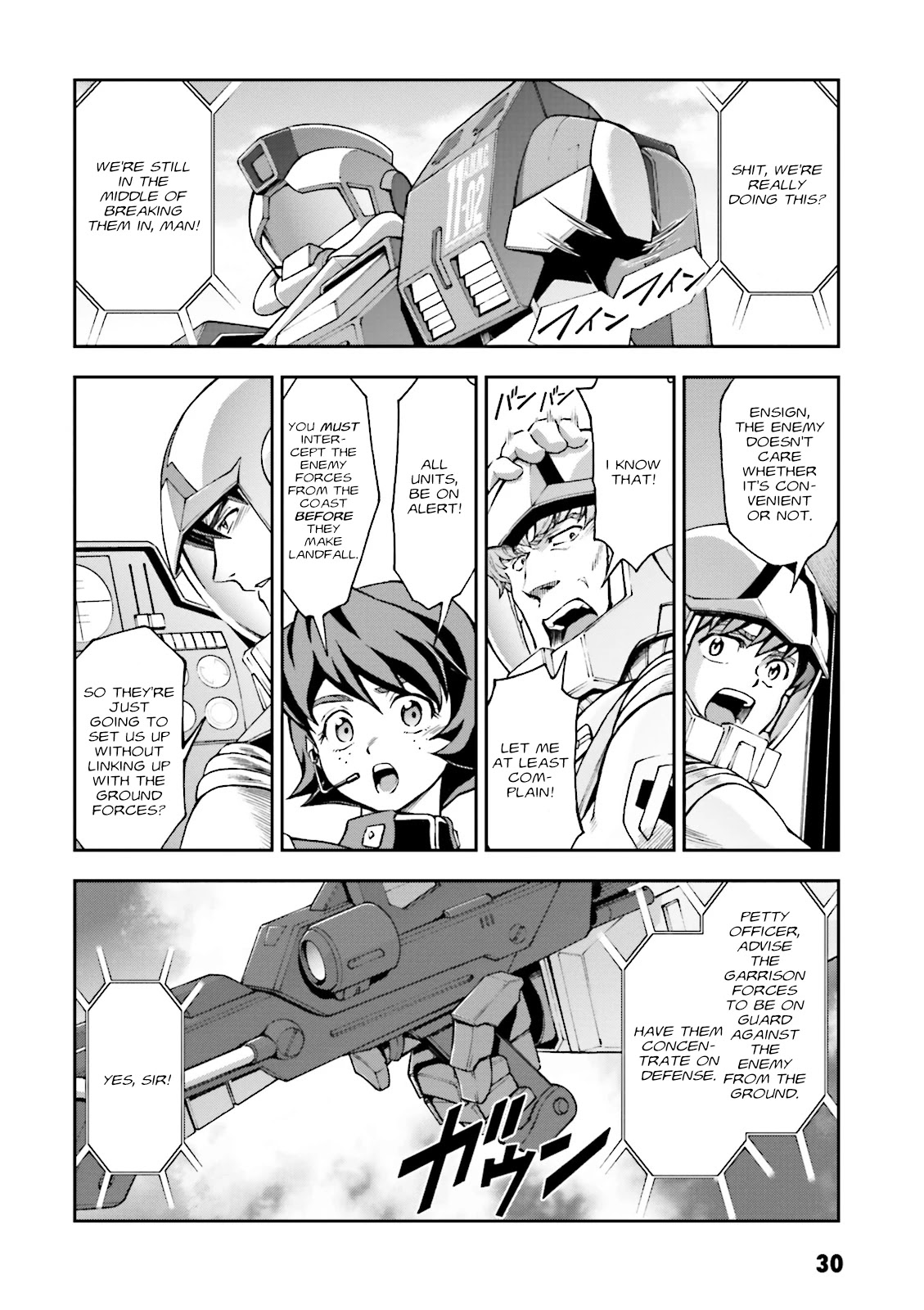 Kidou Sensei Gundam Gaiden - The Blue Destiny (TAICHI You) Chapter 6 page 30 - Chapter 6: Ace Pilot