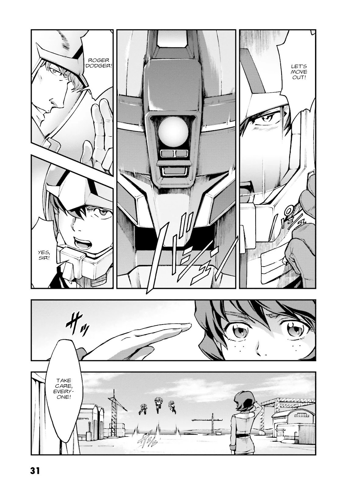 Kidou Sensei Gundam Gaiden - The Blue Destiny (TAICHI You) Chapter 6 page 31 - Chapter 6: Ace Pilot