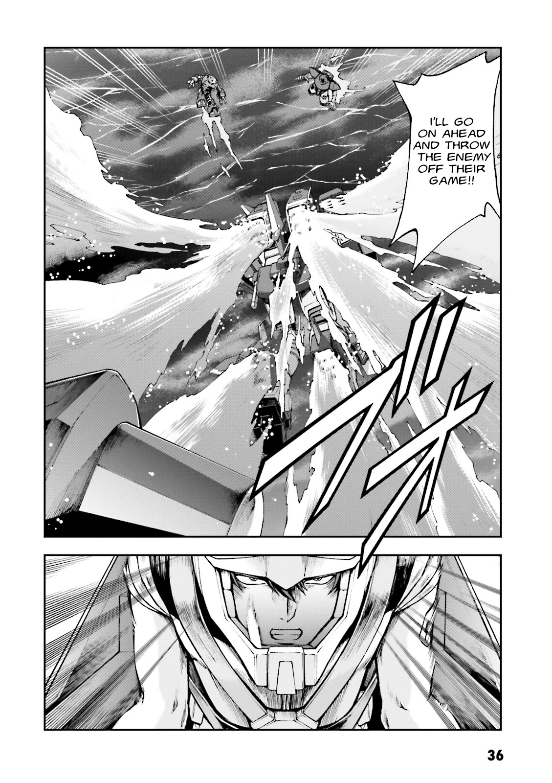 Kidou Sensei Gundam Gaiden - The Blue Destiny (TAICHI You) Chapter 6 page 36 - Chapter 6: Ace Pilot