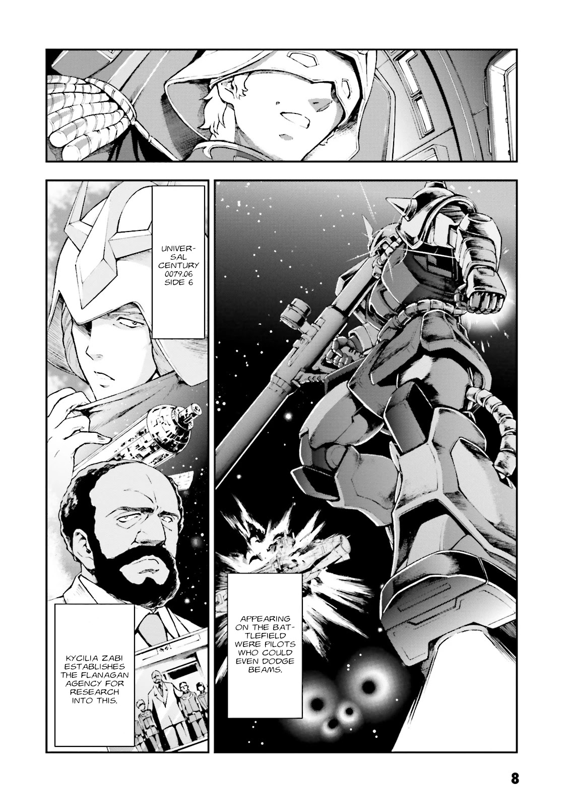 Kidou Sensei Gundam Gaiden - The Blue Destiny (TAICHI You) Chapter 6 page 9 - Chapter 6: Ace Pilot