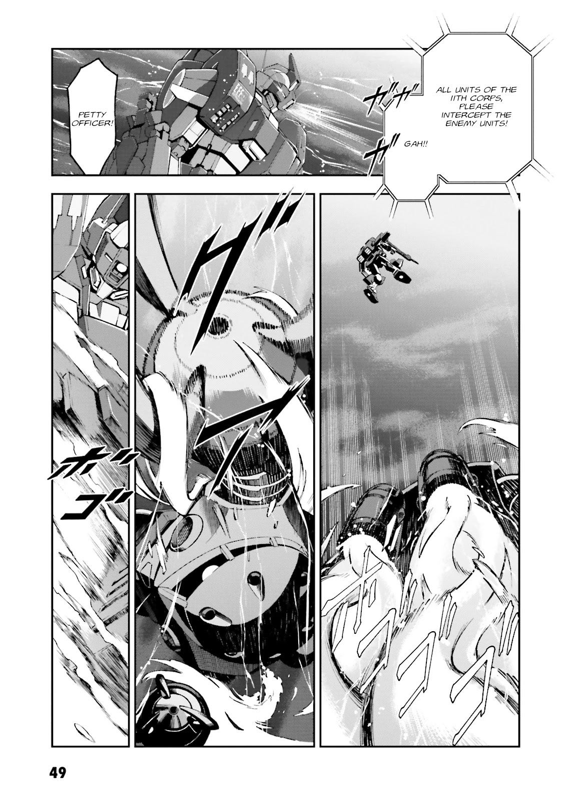 Kidou Sensei Gundam Gaiden - The Blue Destiny (TAICHI You) Chapter 7 page 10 - Chapter 7: Battle Of Newbern Base