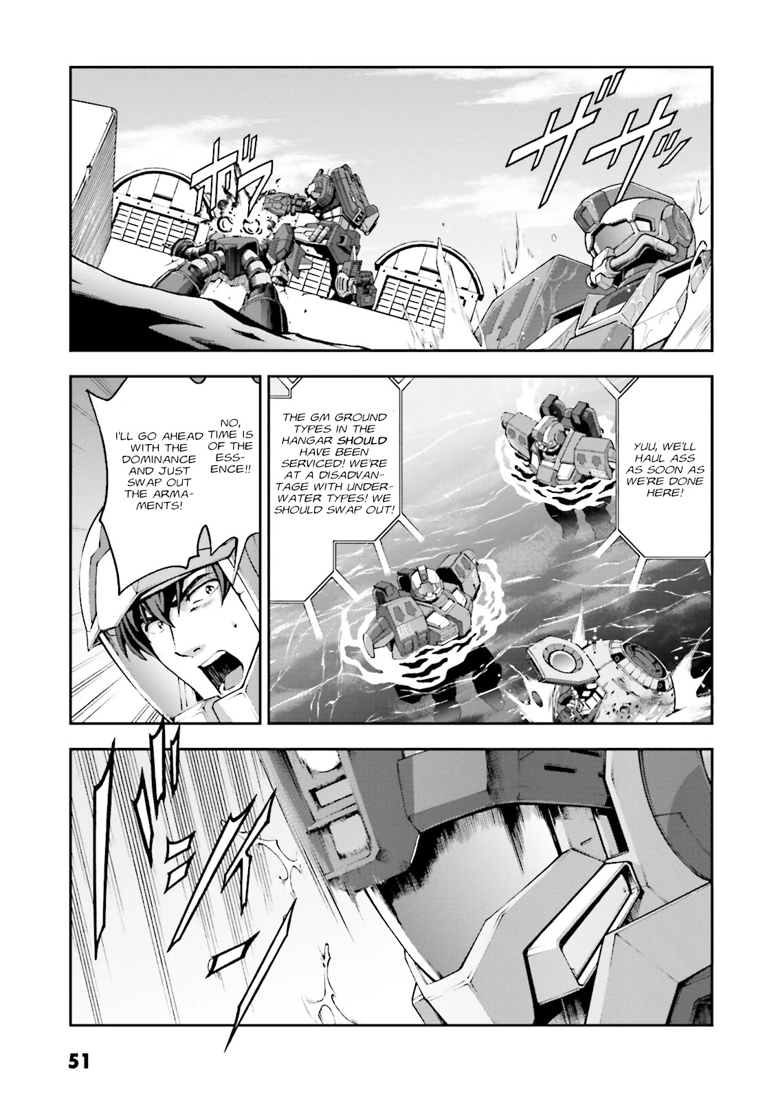 Kidou Sensei Gundam Gaiden - The Blue Destiny (TAICHI You) Chapter 7 page 12 - Chapter 7: Battle Of Newbern Base