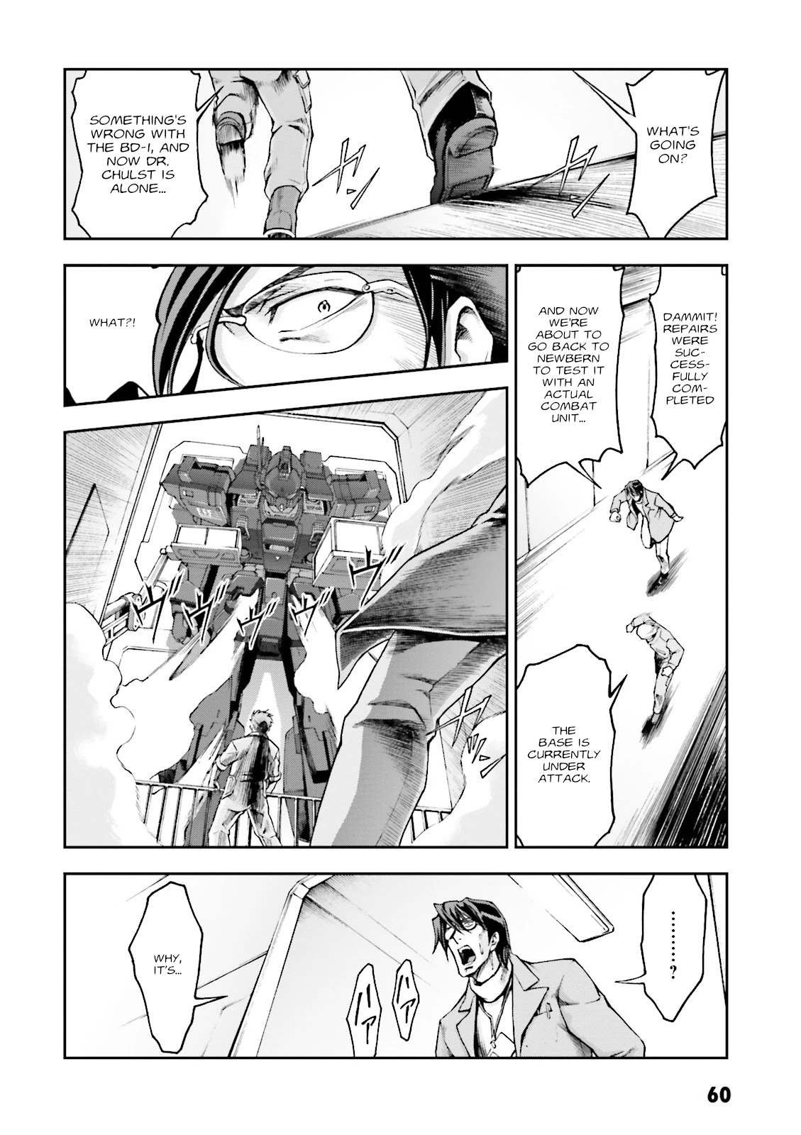 Kidou Sensei Gundam Gaiden - The Blue Destiny (TAICHI You) Chapter 7 page 21 - Chapter 7: Battle Of Newbern Base