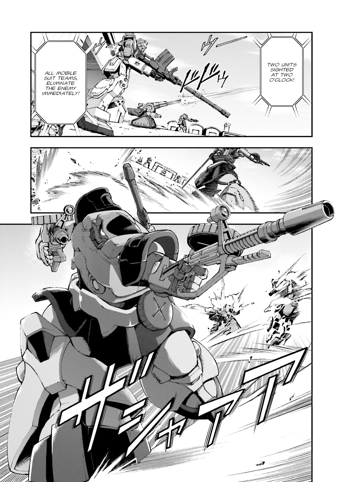 Kidou Sensei Gundam Gaiden - The Blue Destiny (TAICHI You) Chapter 7 page 4 - Chapter 7: Battle Of Newbern Base