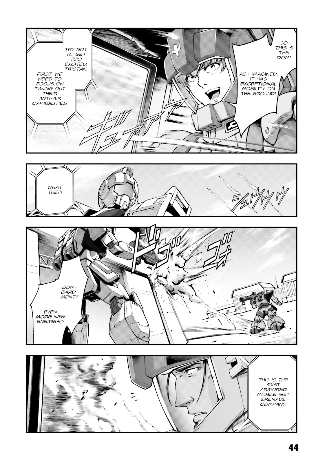 Kidou Sensei Gundam Gaiden - The Blue Destiny (TAICHI You) Chapter 7 page 5 - Chapter 7: Battle Of Newbern Base