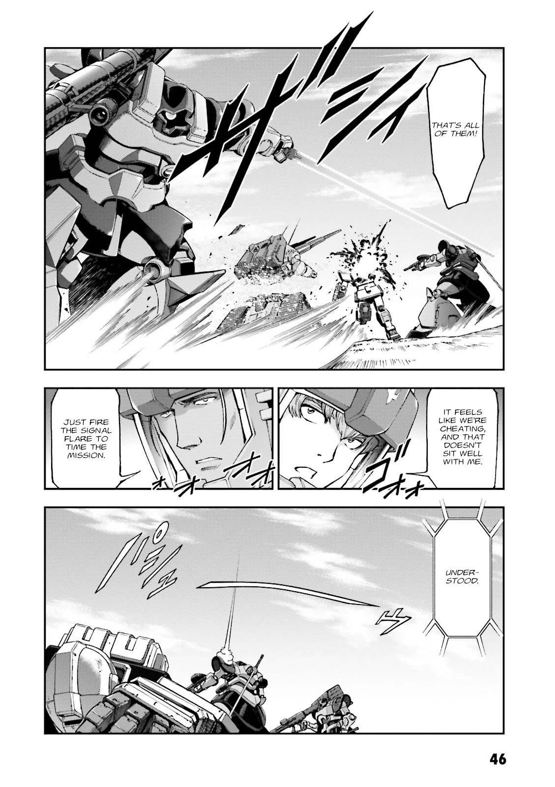 Kidou Sensei Gundam Gaiden - The Blue Destiny (TAICHI You) Chapter 7 page 7 - Chapter 7: Battle Of Newbern Base
