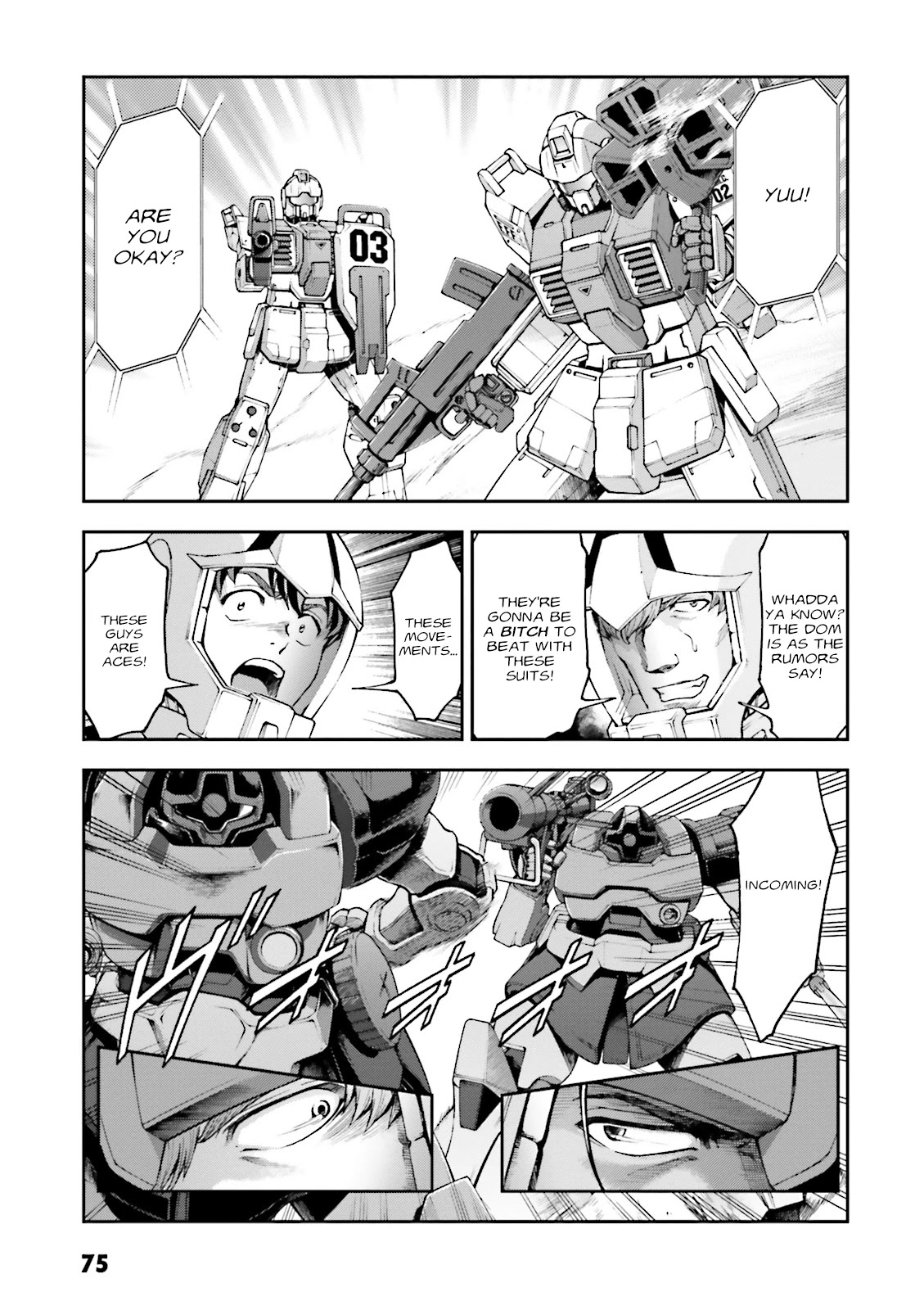 Kidou Sensei Gundam Gaiden - The Blue Destiny (TAICHI You) Chapter 8 page 13 - Chapter 8: Exam Resonance