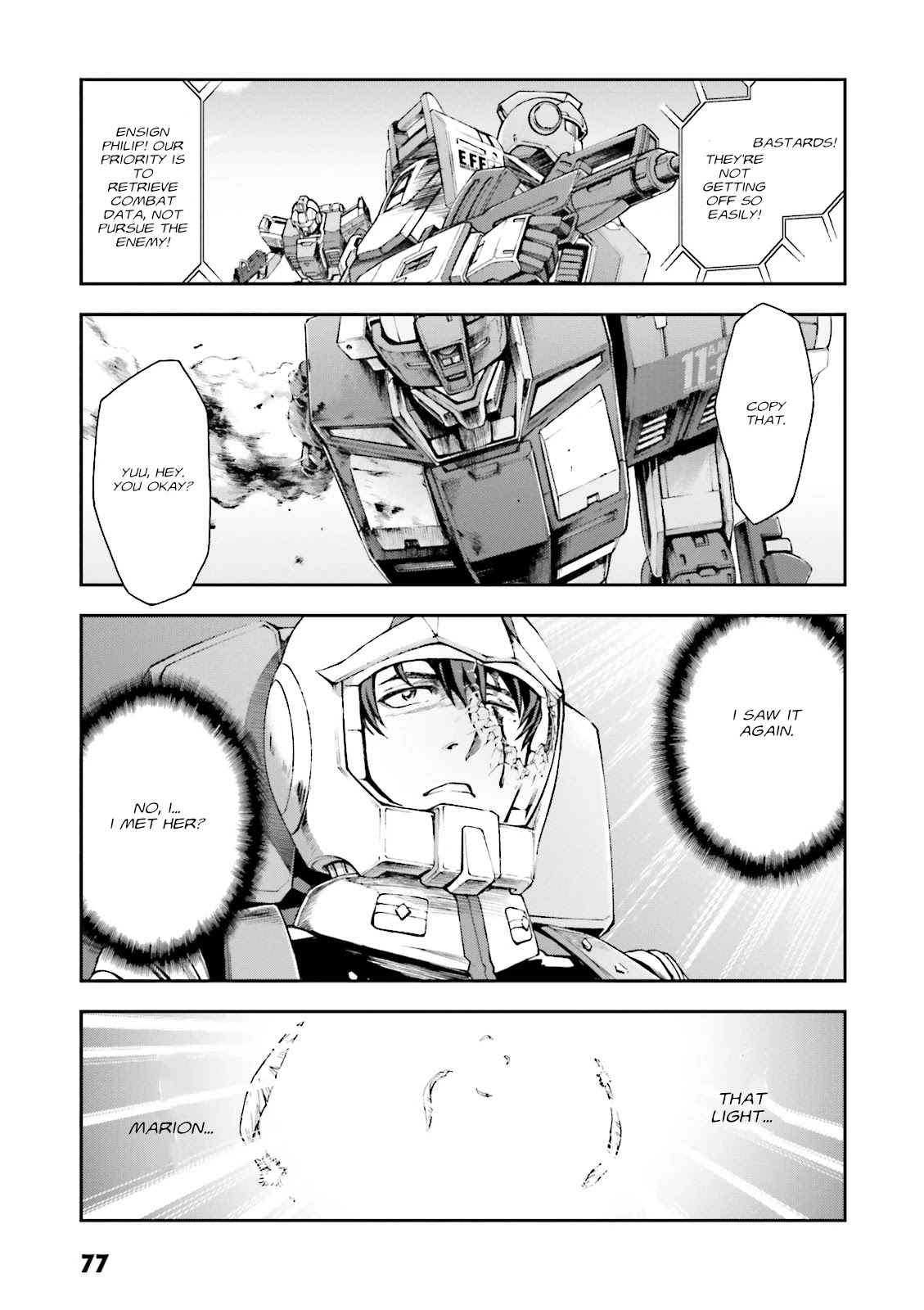 Kidou Sensei Gundam Gaiden - The Blue Destiny (TAICHI You) Chapter 8 page 15 - Chapter 8: Exam Resonance