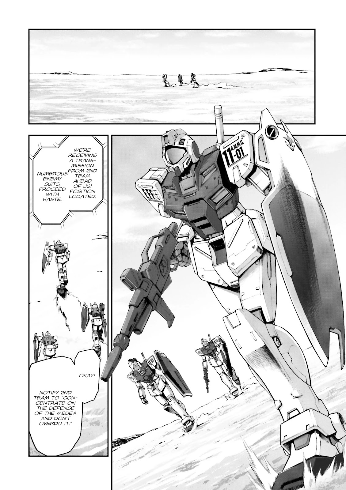 Kidou Sensei Gundam Gaiden - The Blue Destiny (TAICHI You) Chapter 9 page 18 - Chapter 9: Blue Destiny