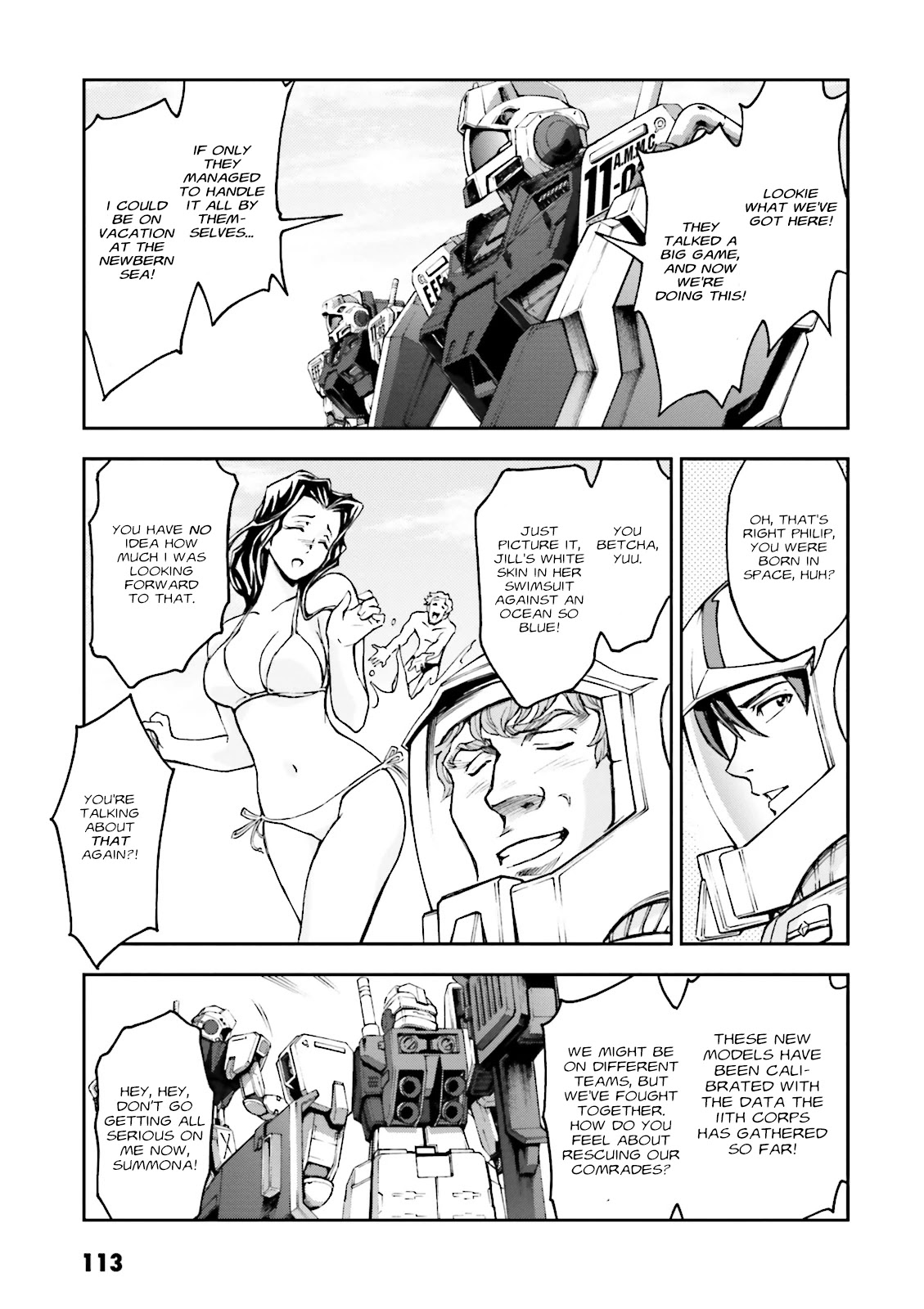 Kidou Sensei Gundam Gaiden - The Blue Destiny (TAICHI You) Chapter 9 page 19 - Chapter 9: Blue Destiny