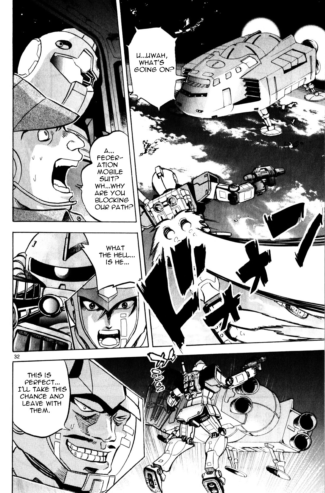 Kidou Sensei Gundam - Kokui no Kariudo Chapter 0 page 34 - Chapter 0 : Volume 1 [Complete]
