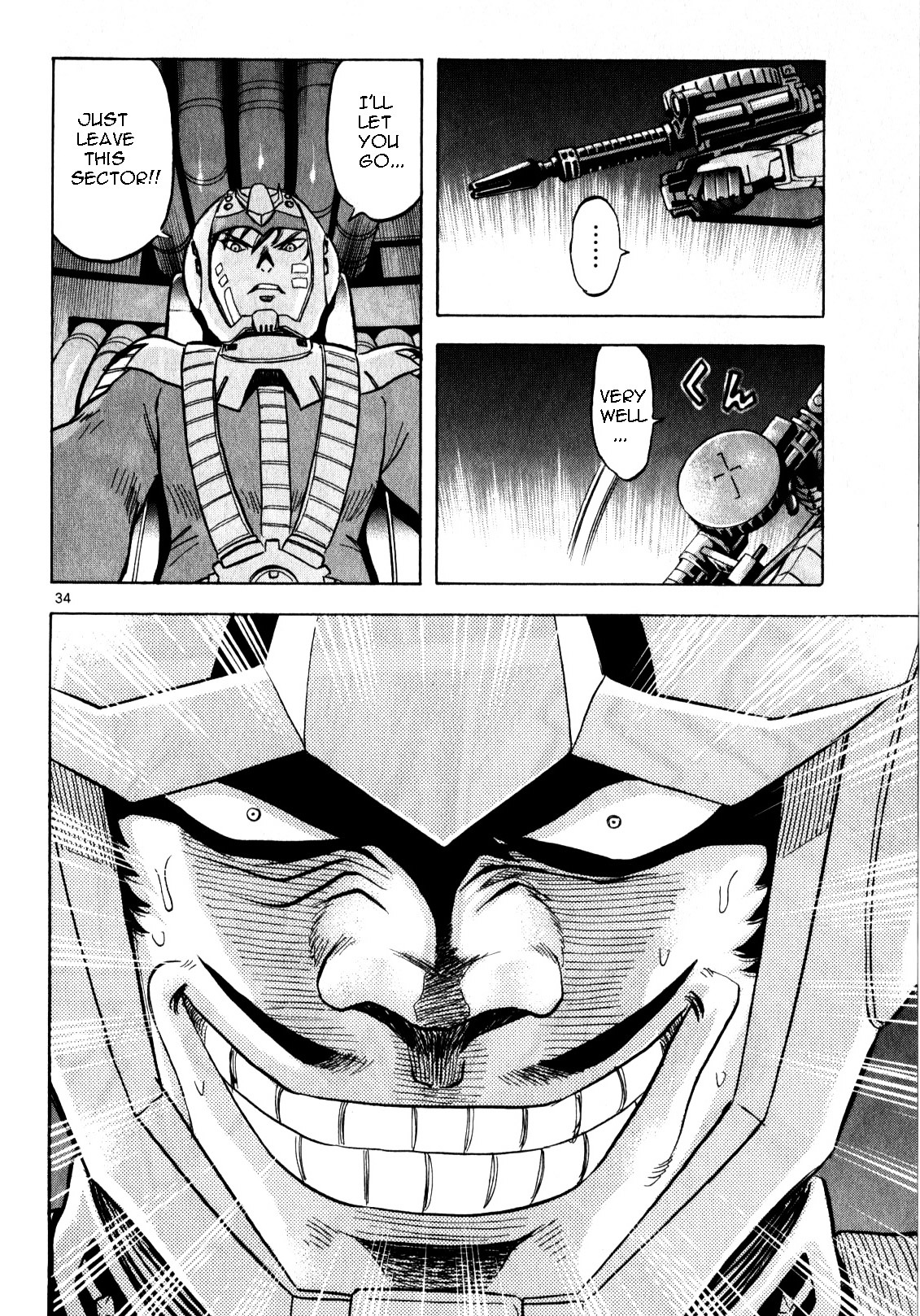 Kidou Sensei Gundam - Kokui no Kariudo Chapter 0 page 36 - Chapter 0 : Volume 1 [Complete]
