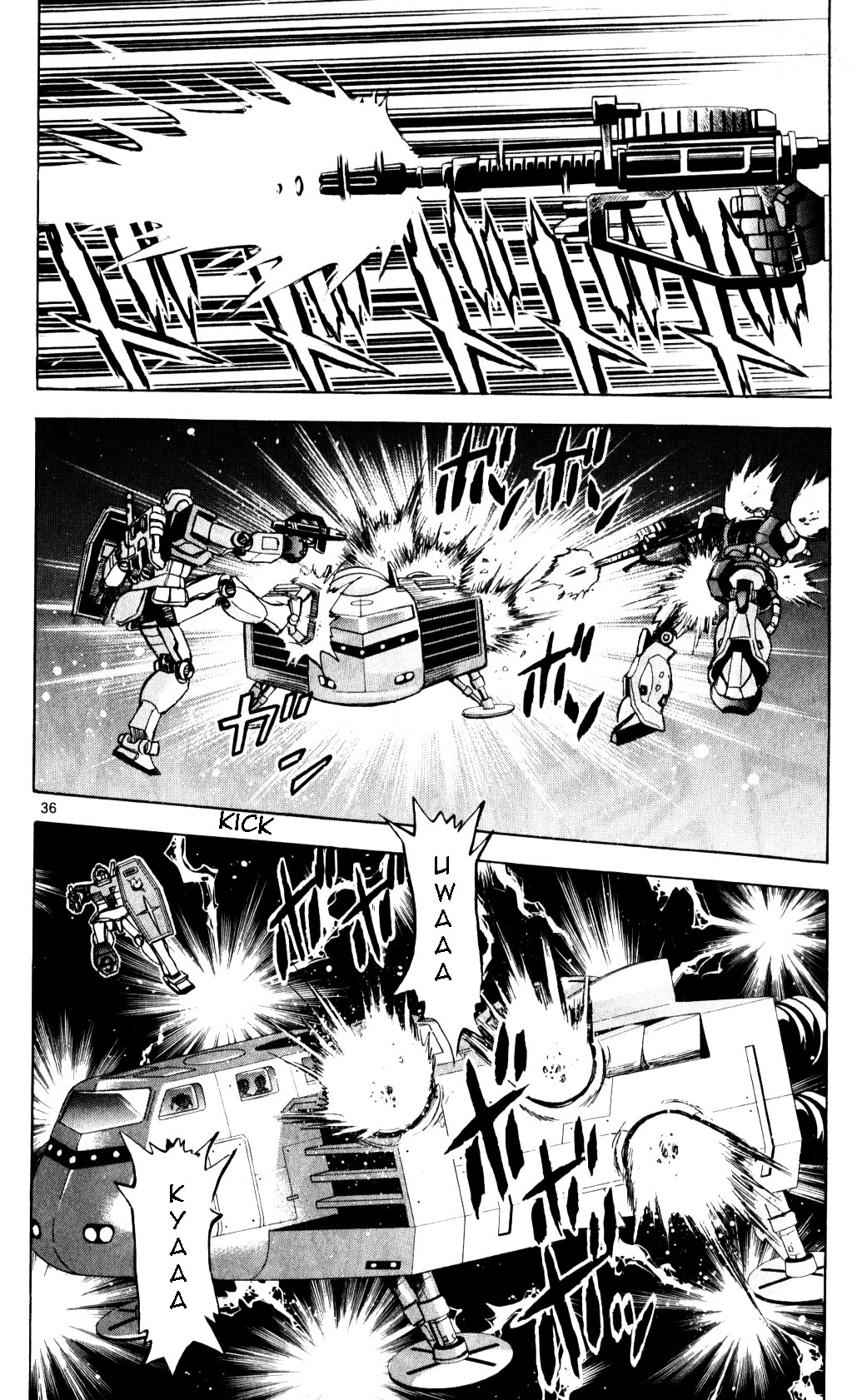 Kidou Sensei Gundam - Kokui no Kariudo Chapter 0 page 38 - Chapter 0 : Volume 1 [Complete]