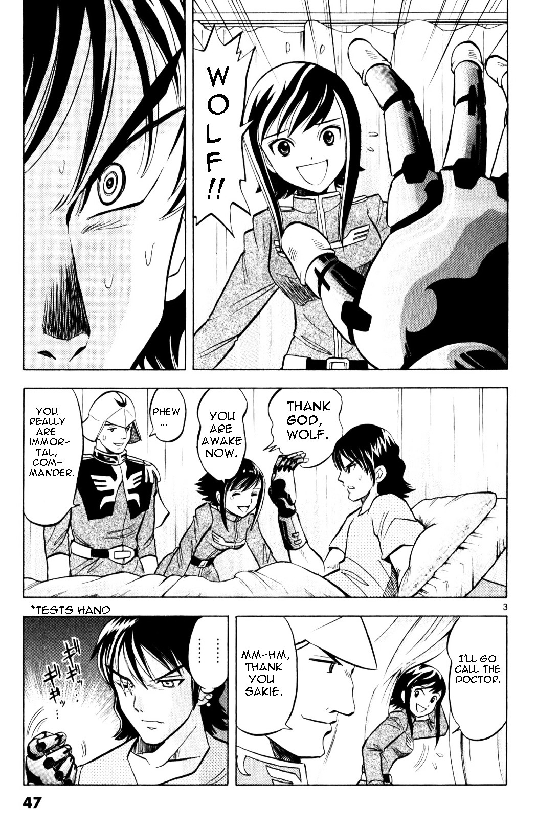 Kidou Sensei Gundam - Kokui no Kariudo Chapter 0 page 44 - Chapter 0 : Volume 1 [Complete]