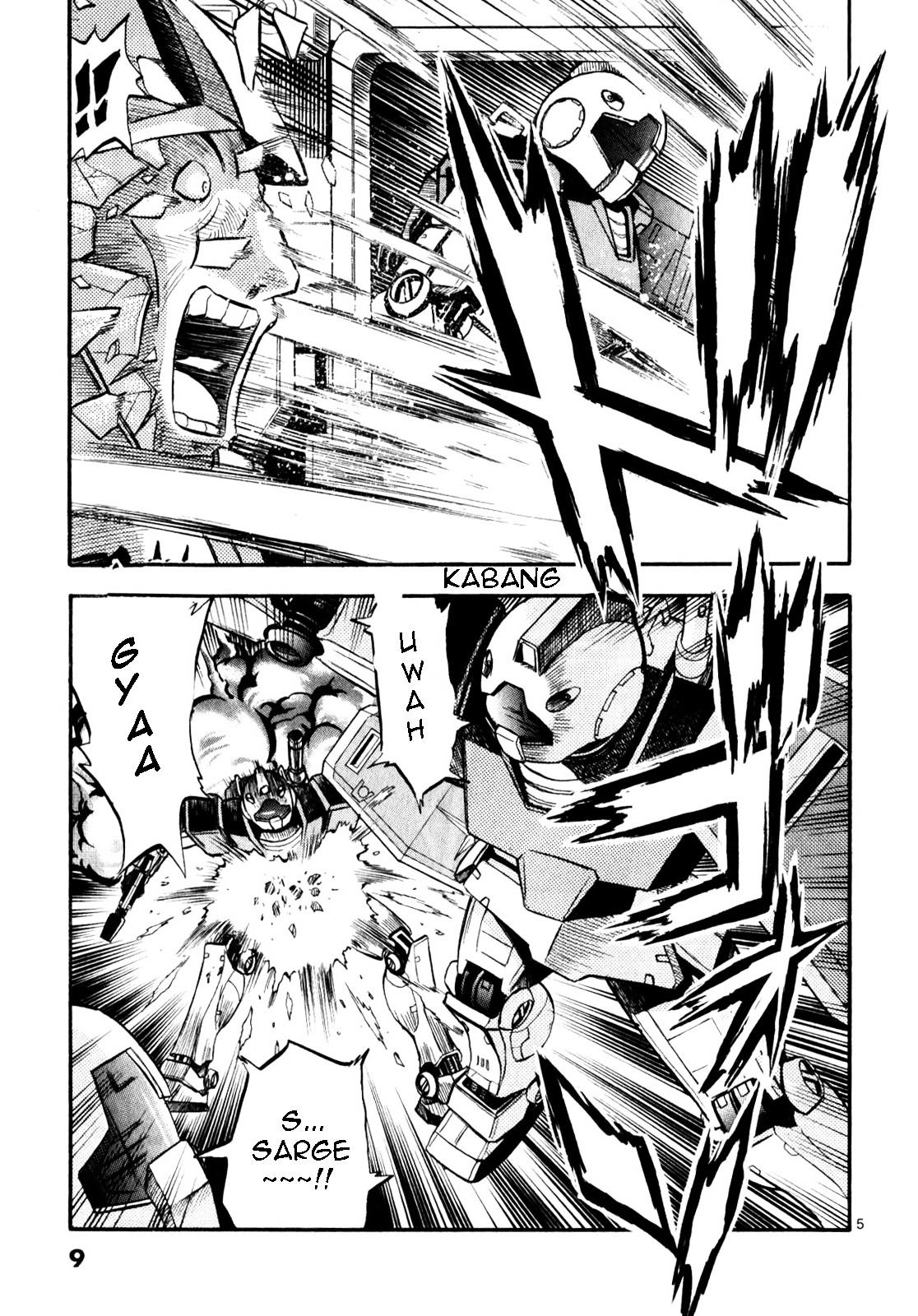 Kidou Sensei Gundam - Kokui no Kariudo Chapter 0 page 8 - Chapter 0 : Volume 1 [Complete]