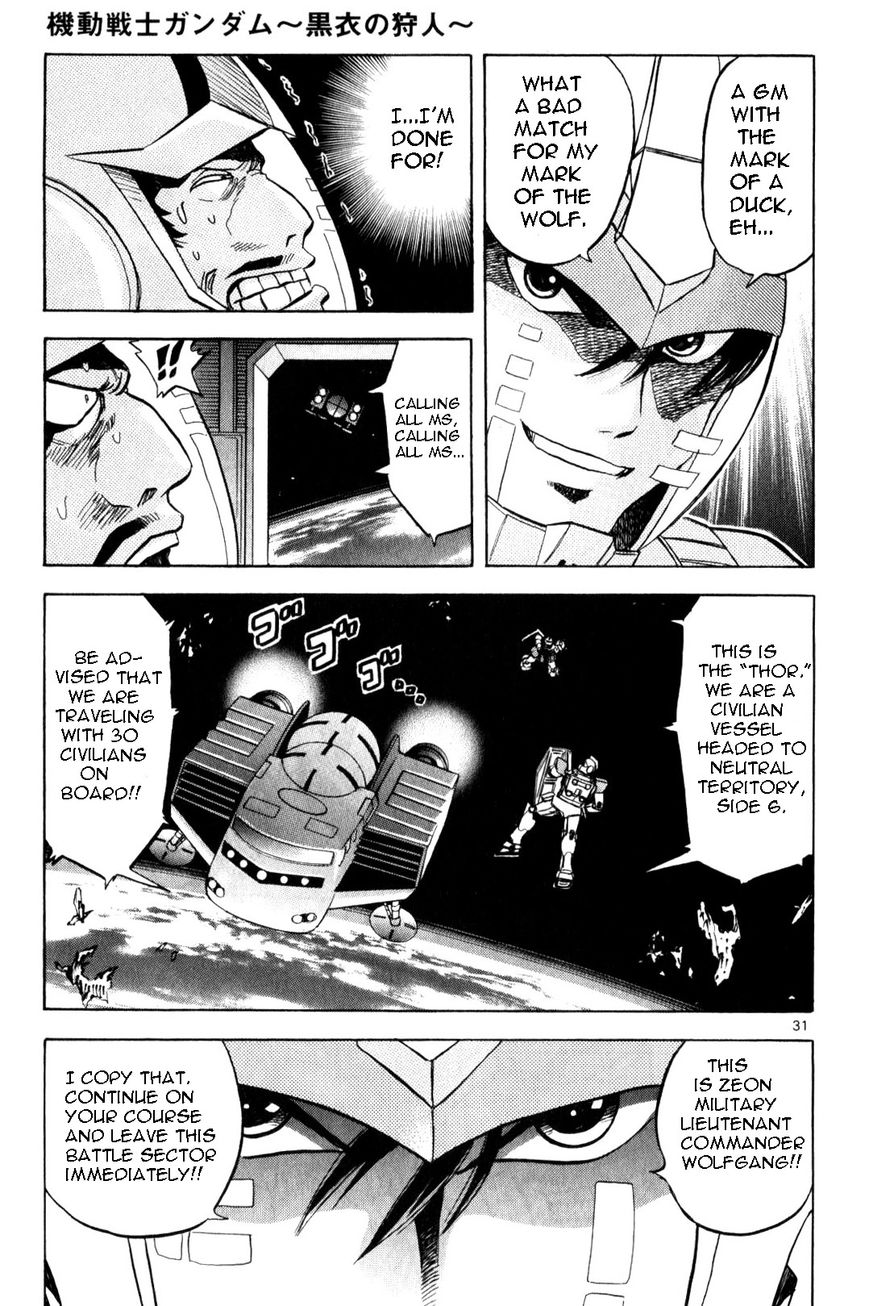 Kidou Sensei Gundam - Kokui no Kariudo Chapter 1 page 33 - Chapter 1