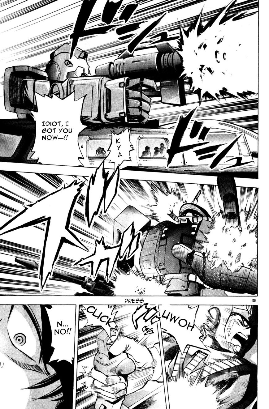 Kidou Sensei Gundam - Kokui no Kariudo Chapter 1 page 37 - Chapter 1