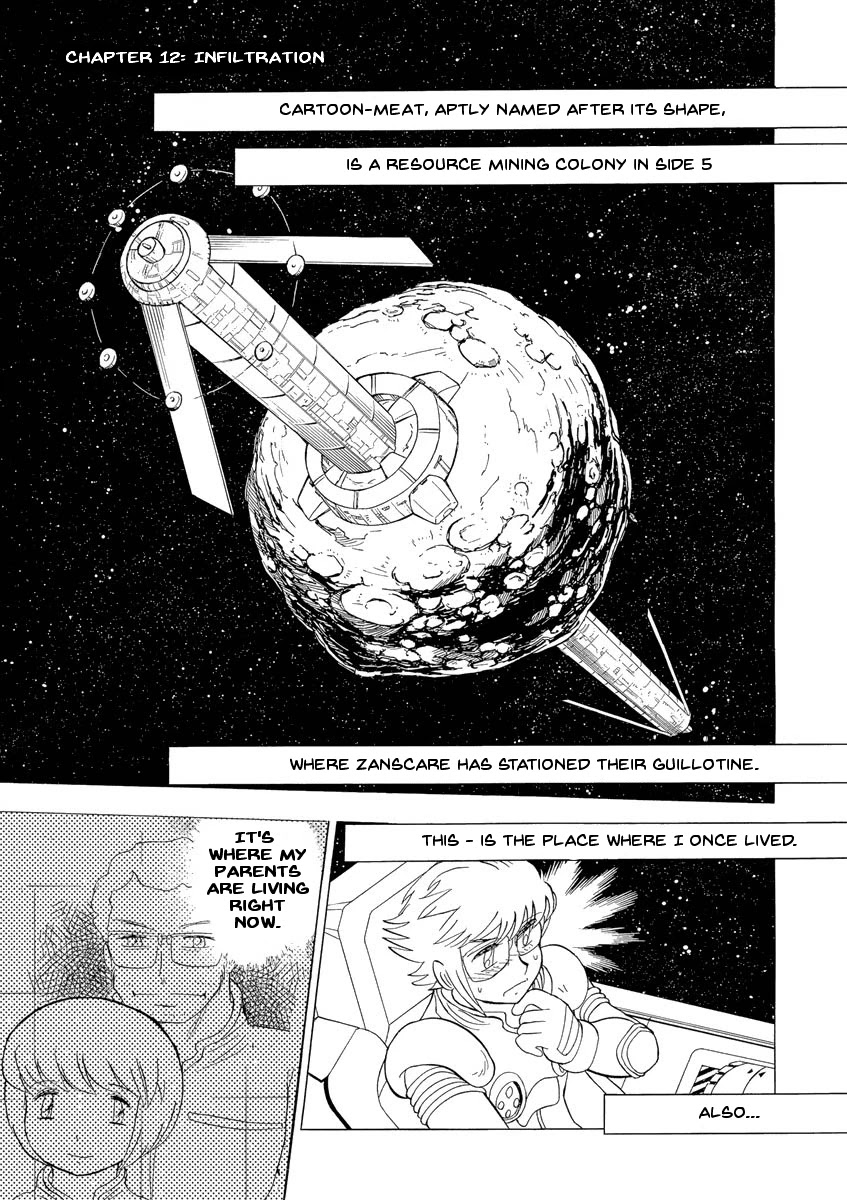 Kidou Senshi Crossbone Gundam Ghost Chapter 12 page 1 - Chapter 12: Infiltration