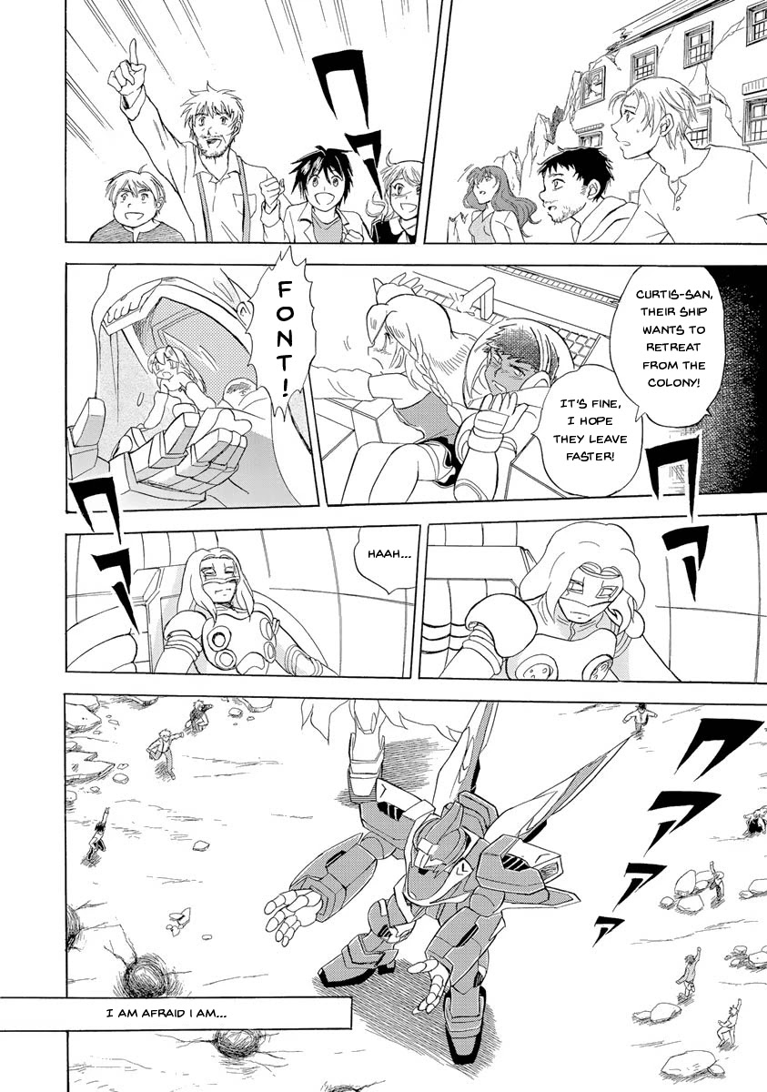 Kidou Senshi Crossbone Gundam Ghost Chapter 17 page 38 - Chapter 17: Declaration Of War