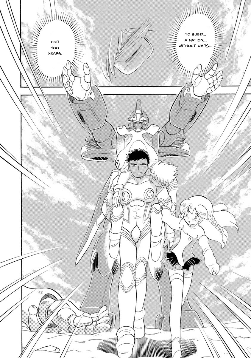 Kidou Senshi Crossbone Gundam Ghost Chapter 17 page 42 - Chapter 17: Declaration Of War