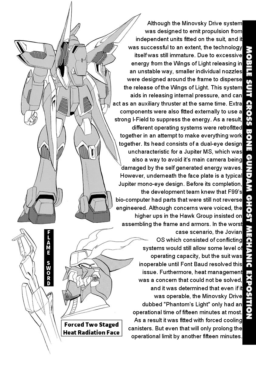 Kidou Senshi Crossbone Gundam Ghost Chapter 18.5 page 2 - Chapter 18.5: Volume 4 Mechanical Exposition