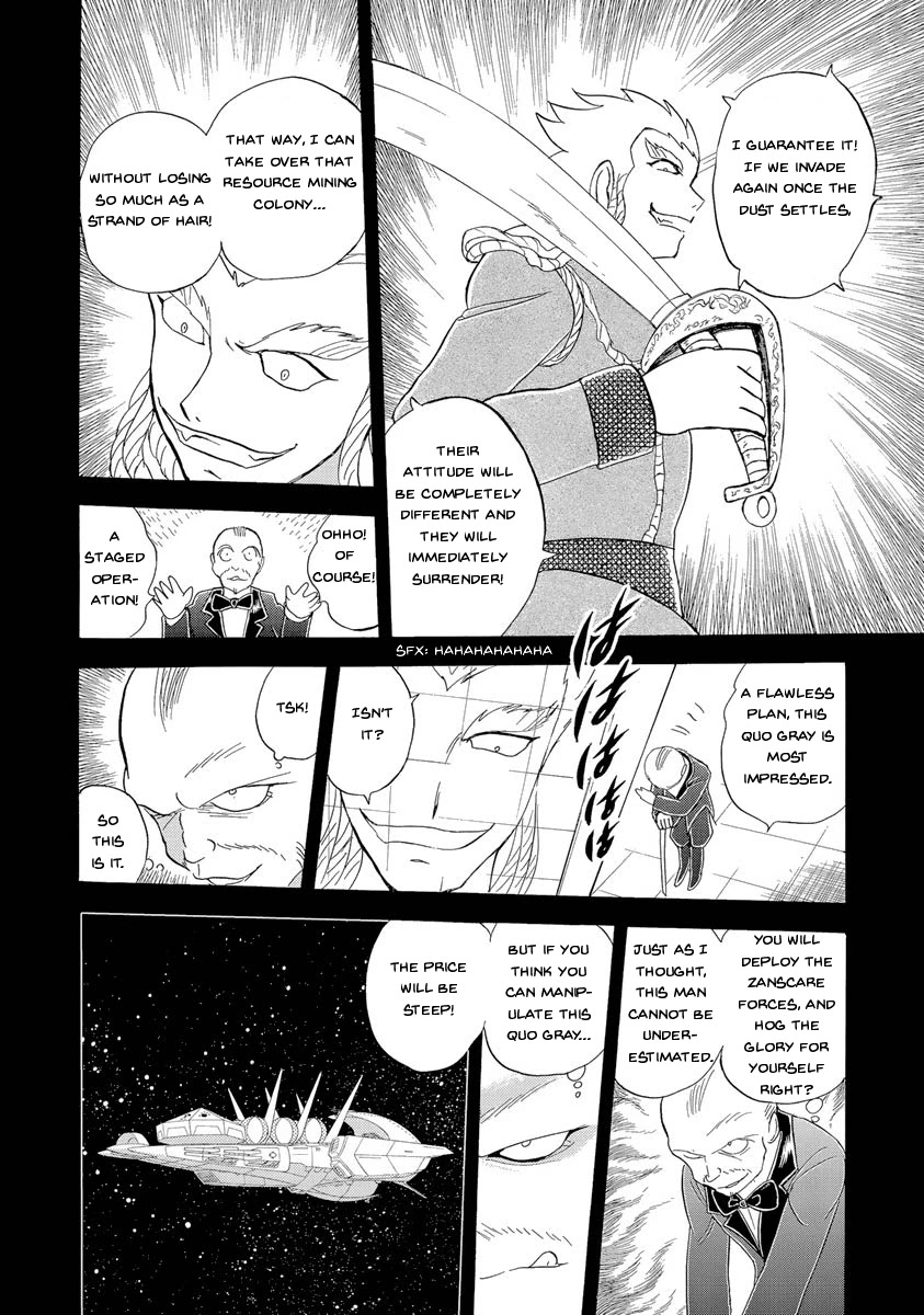 Kidou Senshi Crossbone Gundam Ghost Chapter 18 page 2 - Chapter 18: Font Baud's Long Day