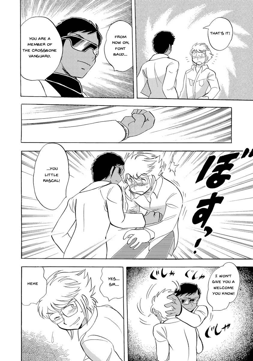 Kidou Senshi Crossbone Gundam Ghost Chapter 18 page 21 - Chapter 18: Font Baud's Long Day