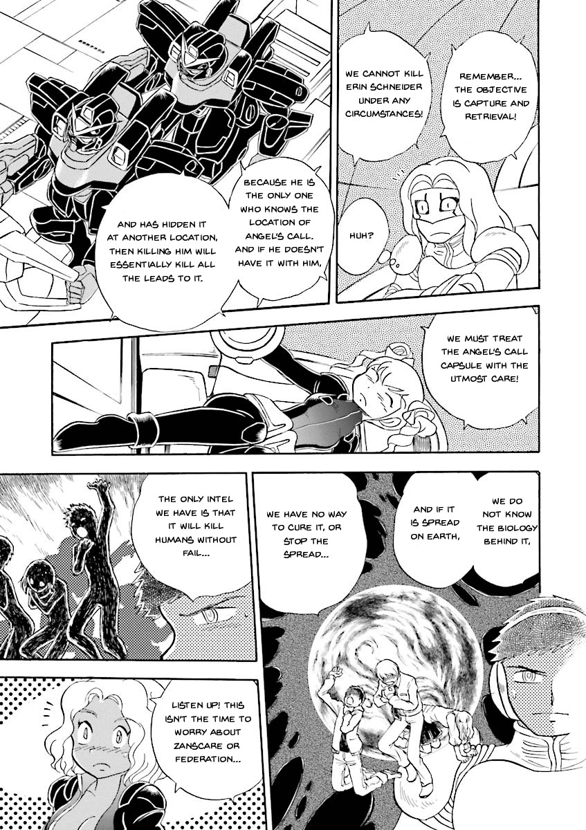 Kidou Senshi Crossbone Gundam Ghost Chapter 19 page 18 - Chapter 19: Jaburo's Thunderclap