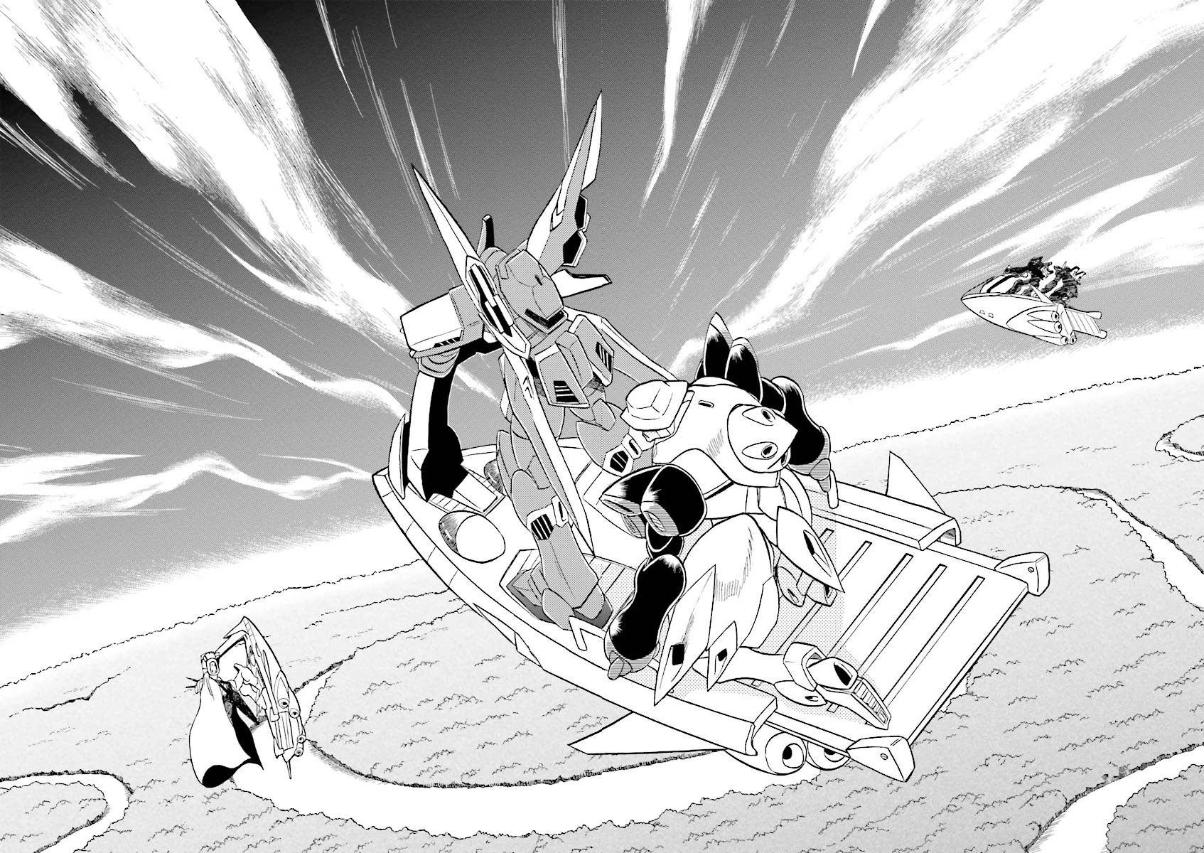 Kidou Senshi Crossbone Gundam Ghost Chapter 19 page 21 - Chapter 19: Jaburo's Thunderclap