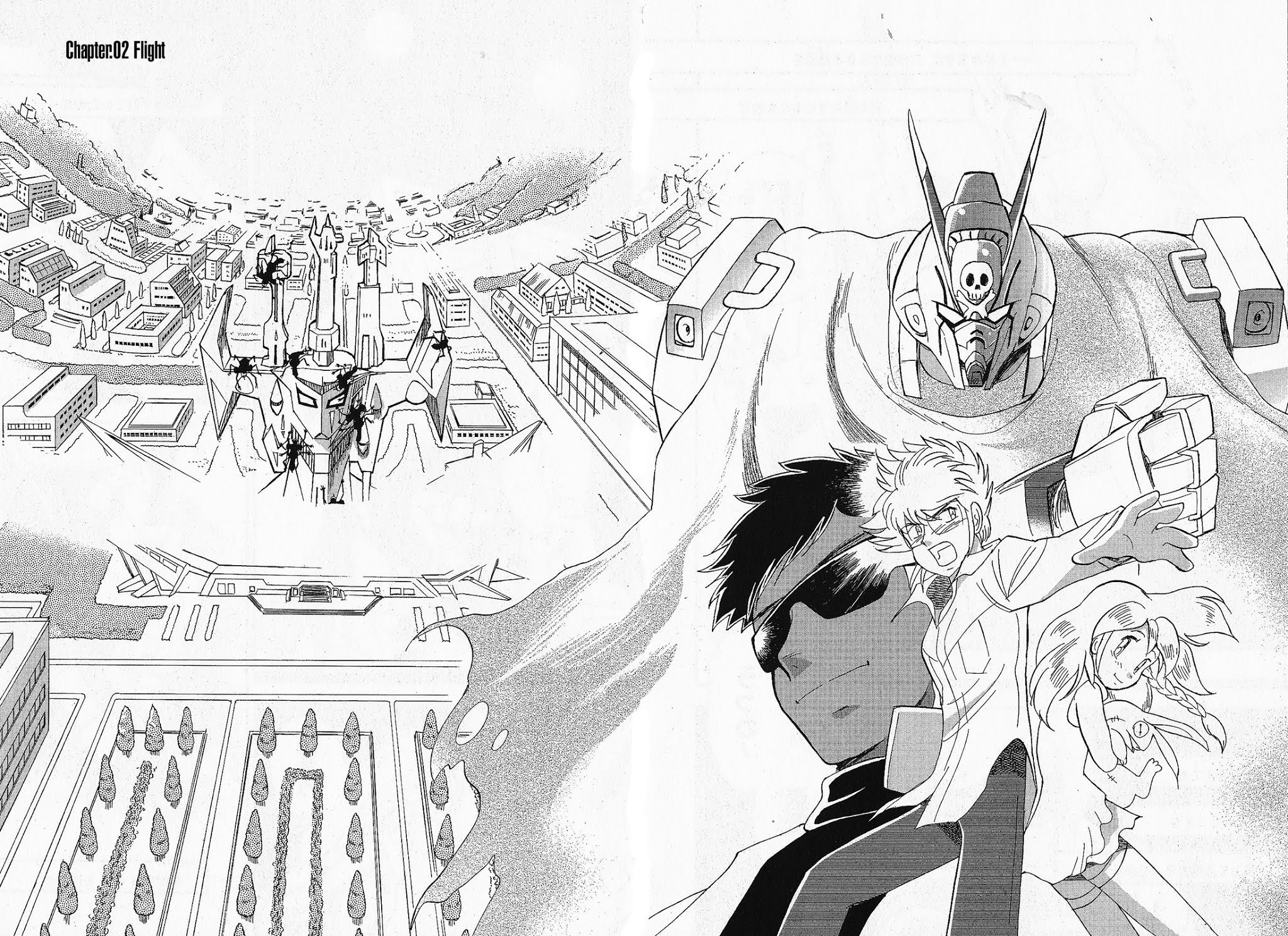 Kidou Senshi Crossbone Gundam Ghost Chapter 2 page 2 - Chapter 2: Flight
