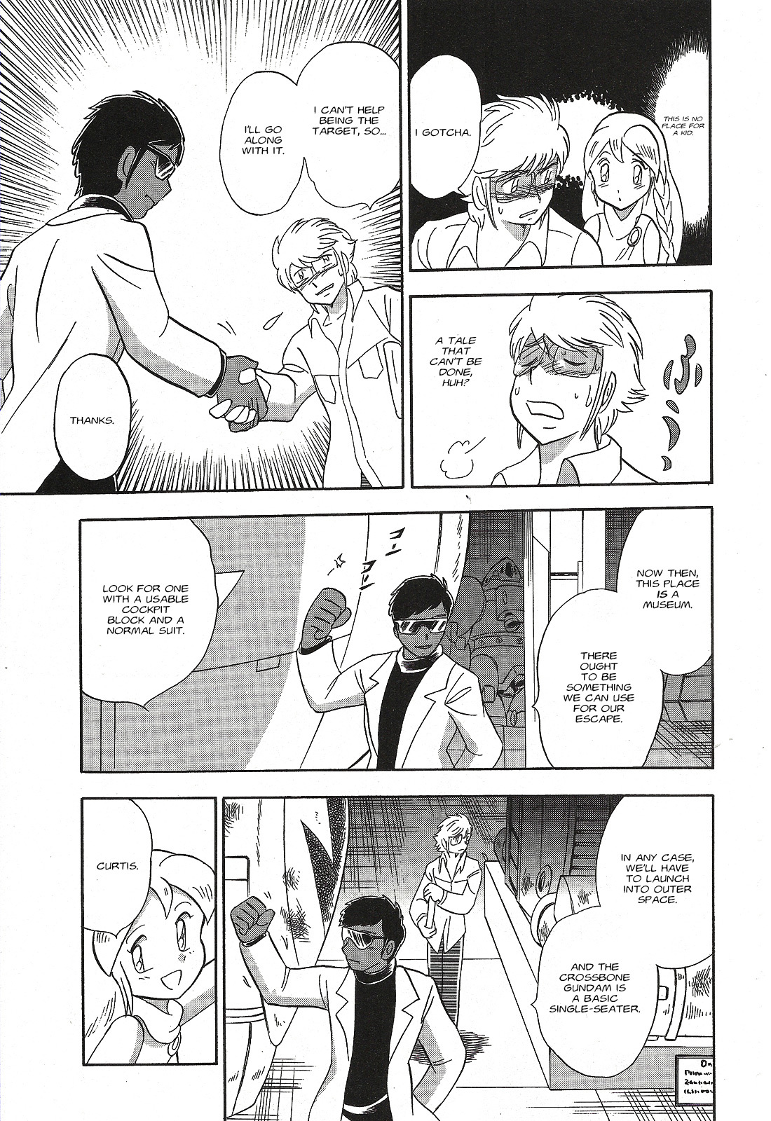 Kidou Senshi Crossbone Gundam Ghost Chapter 2 page 9 - Chapter 2: Flight