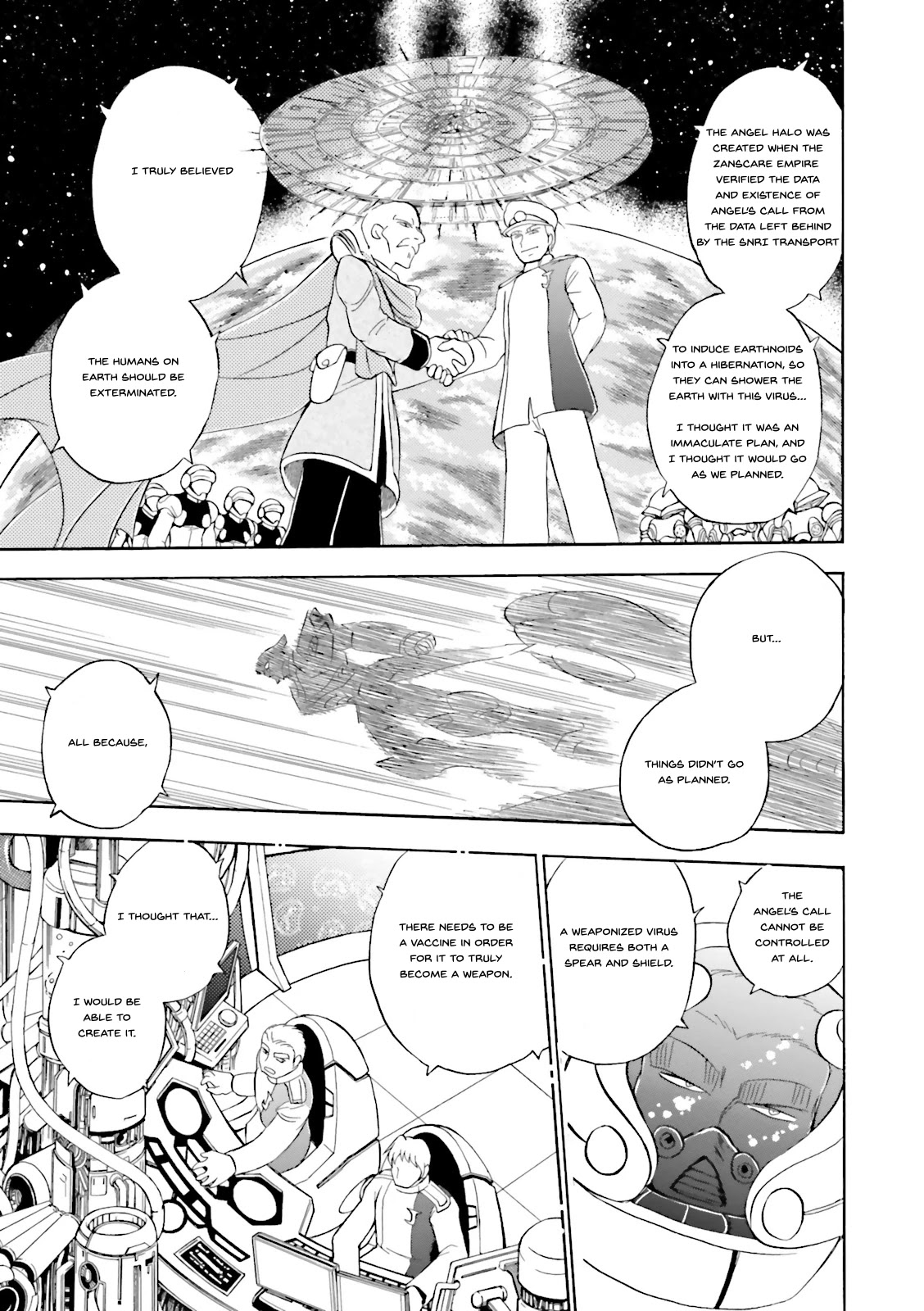 Kidou Senshi Crossbone Gundam Ghost Chapter 25 page 12 - Chapter 25: Trapped Betwene Fire And Destruction