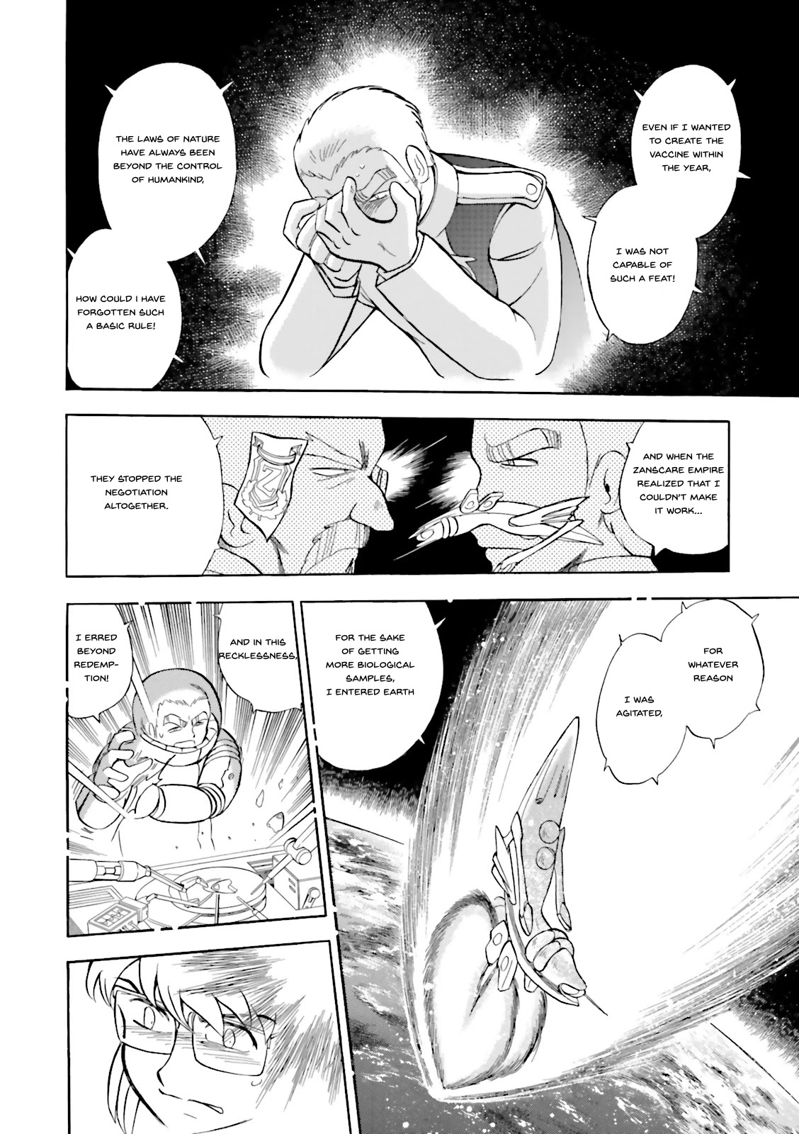 Kidou Senshi Crossbone Gundam Ghost Chapter 25 page 14 - Chapter 25: Trapped Betwene Fire And Destruction