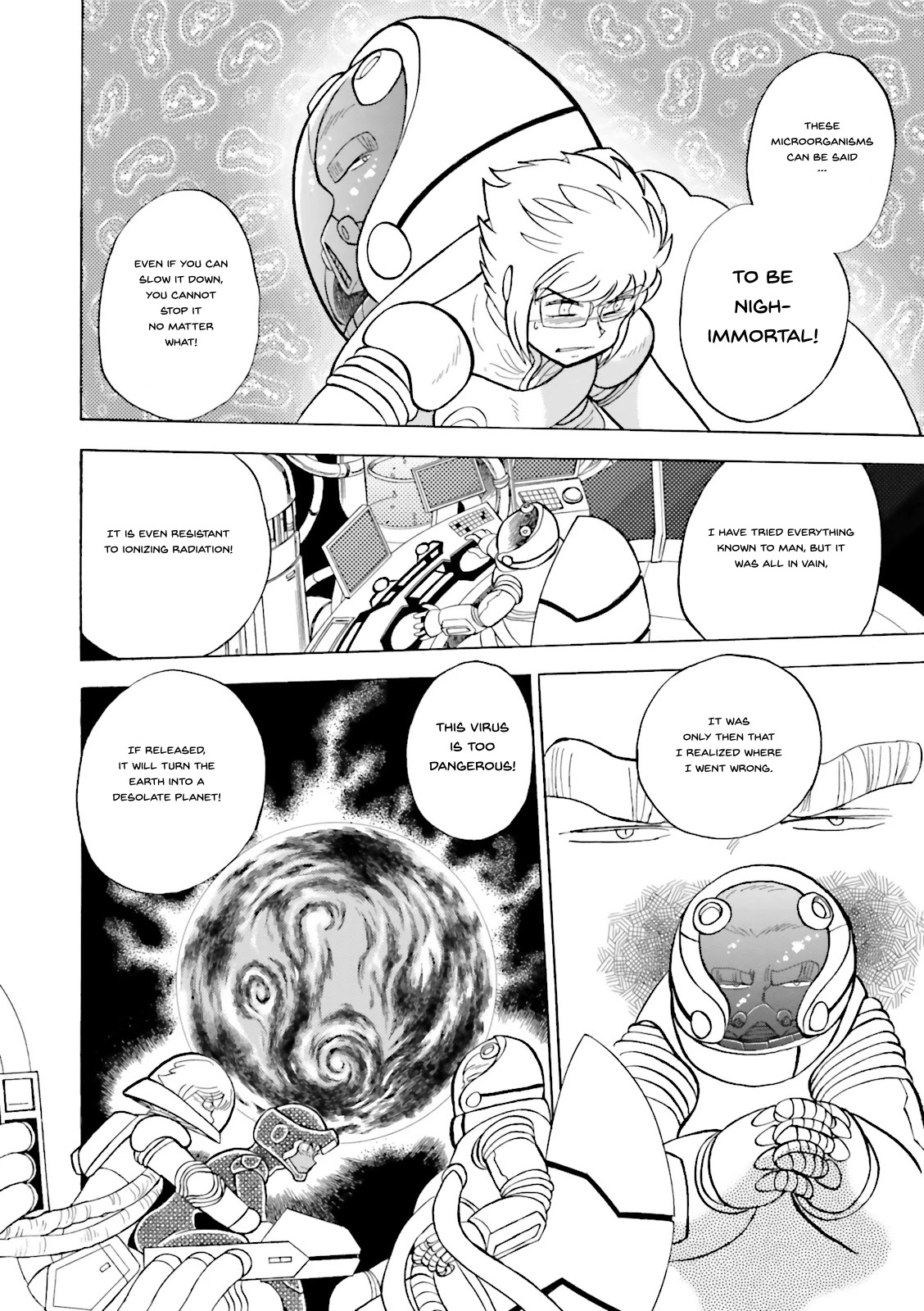 Kidou Senshi Crossbone Gundam Ghost Chapter 25 page 16 - Chapter 25: Trapped Betwene Fire And Destruction