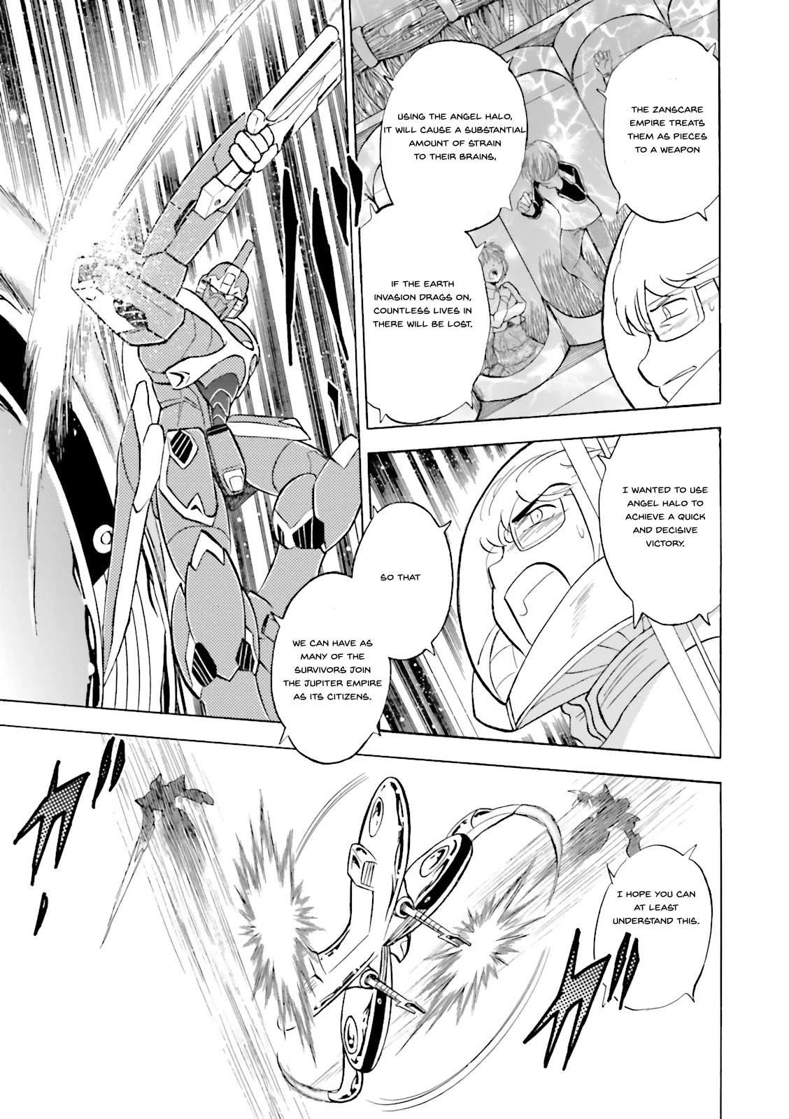 Kidou Senshi Crossbone Gundam Ghost Chapter 25 page 27 - Chapter 25: Trapped Betwene Fire And Destruction