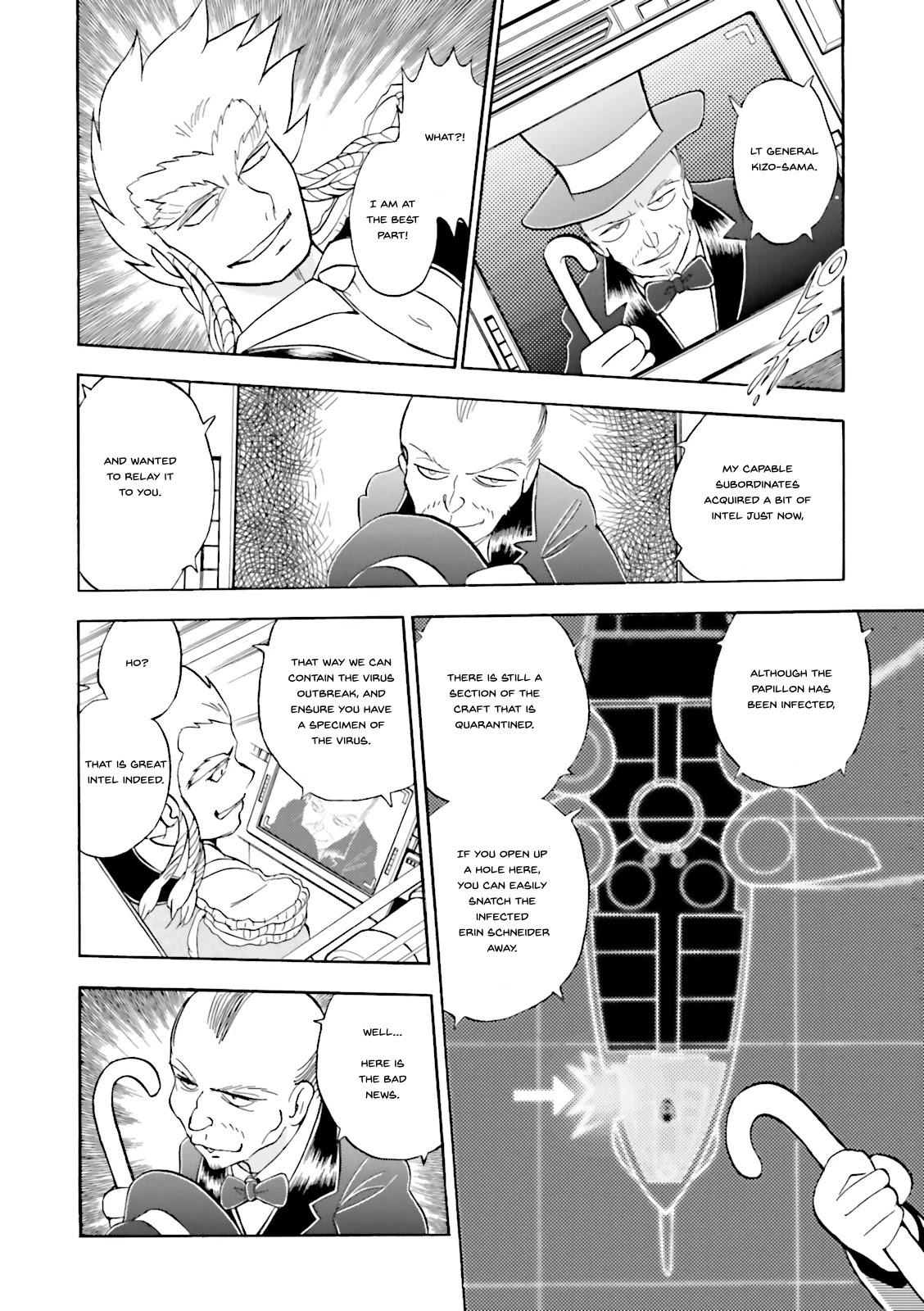 Kidou Senshi Crossbone Gundam Ghost Chapter 25 page 28 - Chapter 25: Trapped Betwene Fire And Destruction