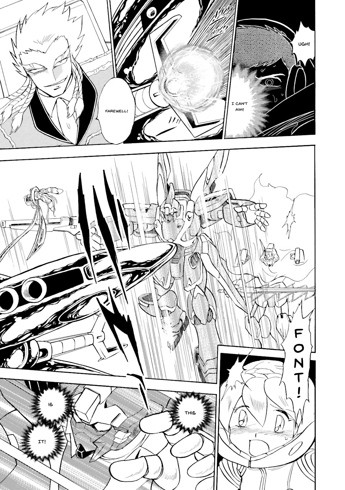 Kidou Senshi Crossbone Gundam Ghost Chapter 25 page 33 - Chapter 25: Trapped Betwene Fire And Destruction