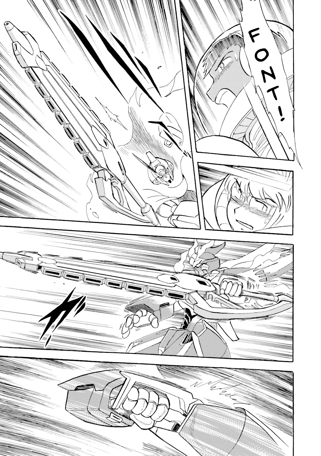 Kidou Senshi Crossbone Gundam Ghost Chapter 25 page 36 - Chapter 25: Trapped Betwene Fire And Destruction