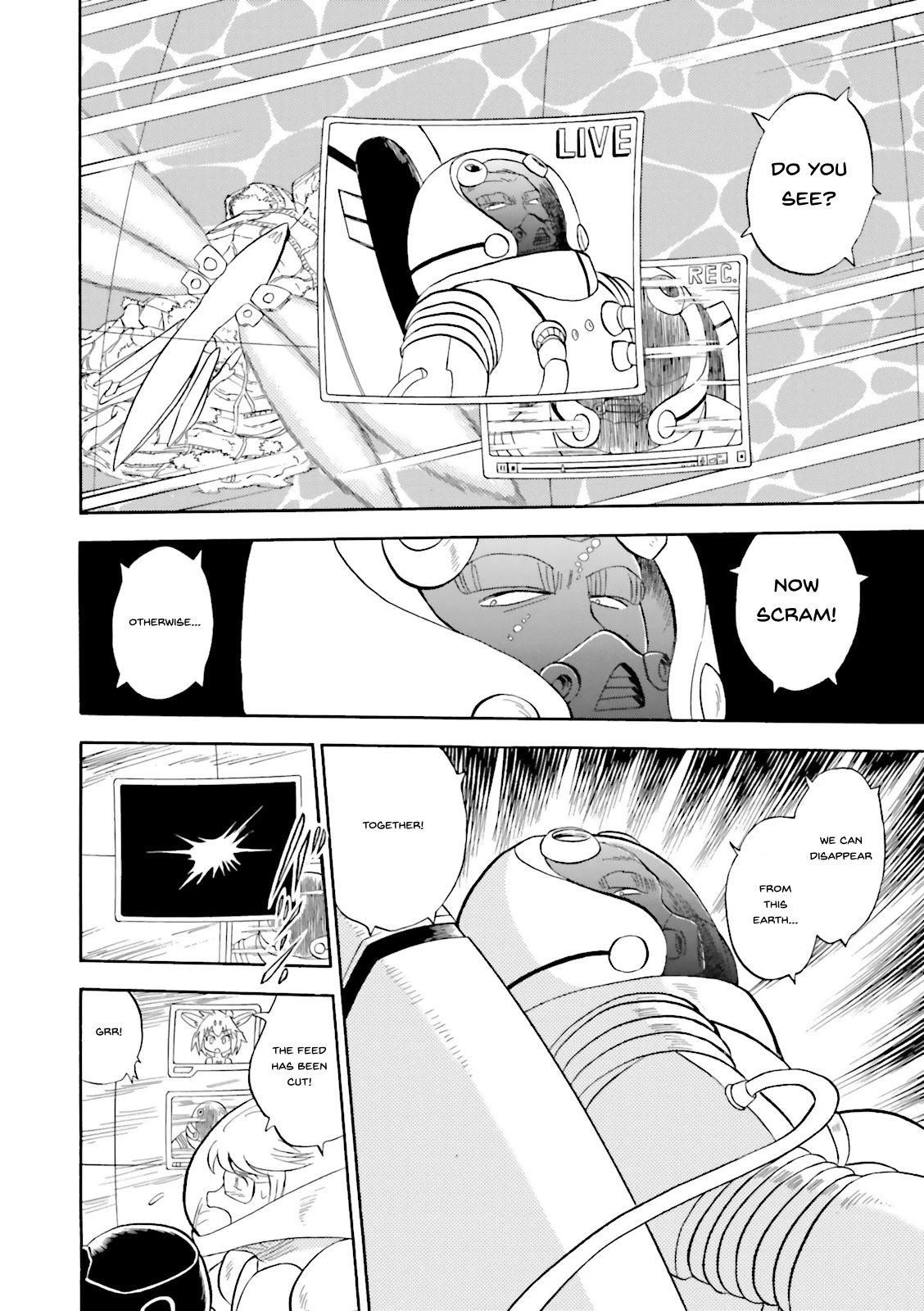 Kidou Senshi Crossbone Gundam Ghost Chapter 25 page 5 - Chapter 25: Trapped Betwene Fire And Destruction