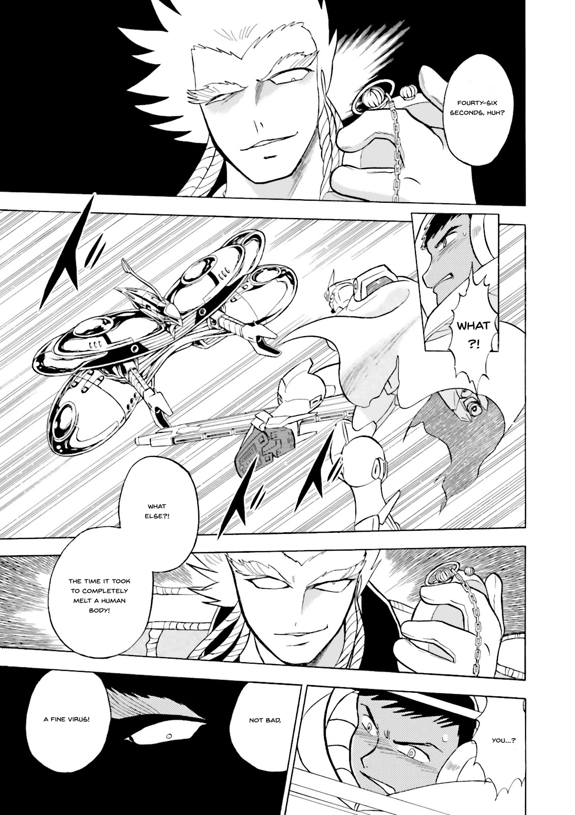 Kidou Senshi Crossbone Gundam Ghost Chapter 25 page 6 - Chapter 25: Trapped Betwene Fire And Destruction