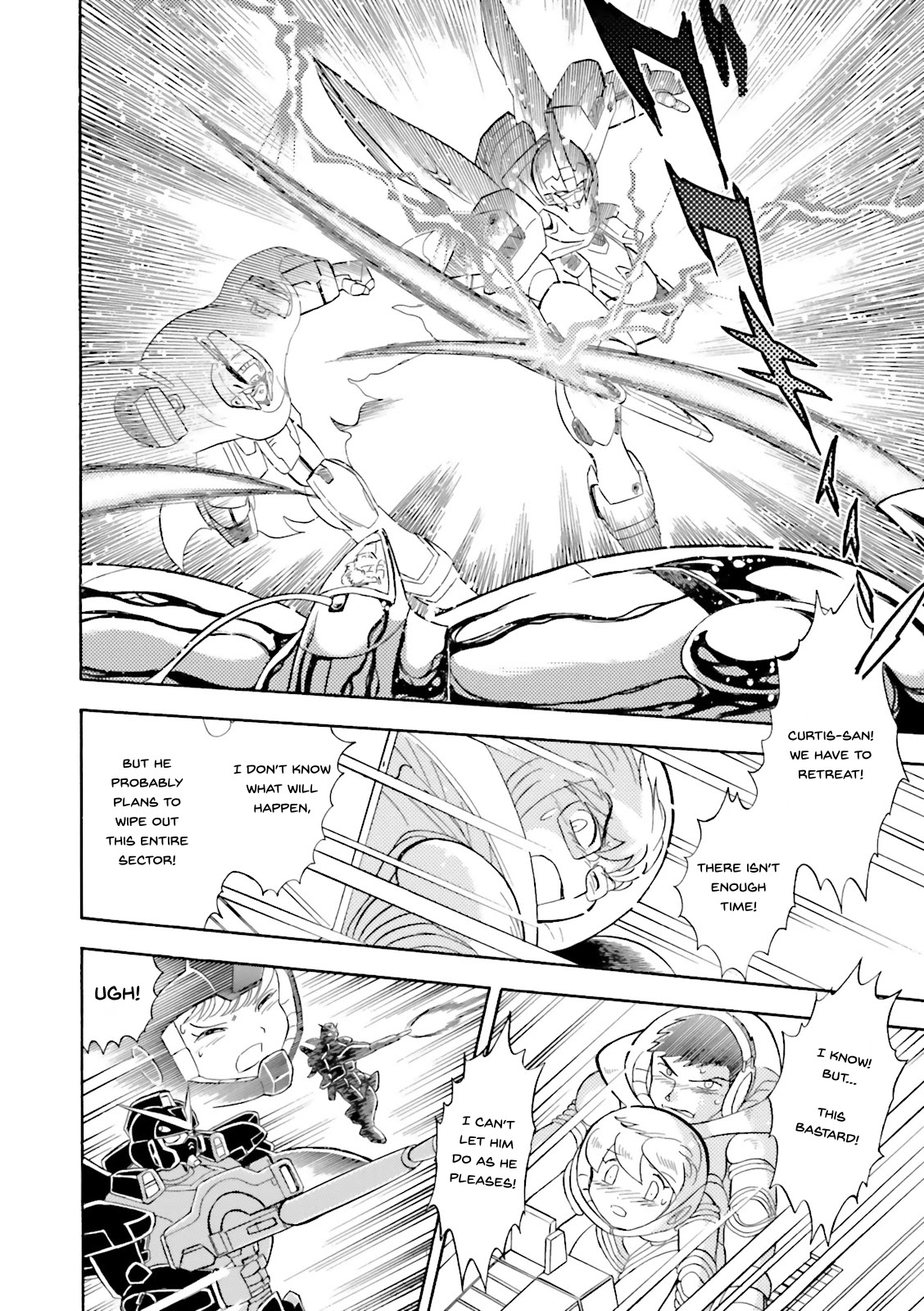 Kidou Senshi Crossbone Gundam Ghost Chapter 25 page 9 - Chapter 25: Trapped Betwene Fire And Destruction
