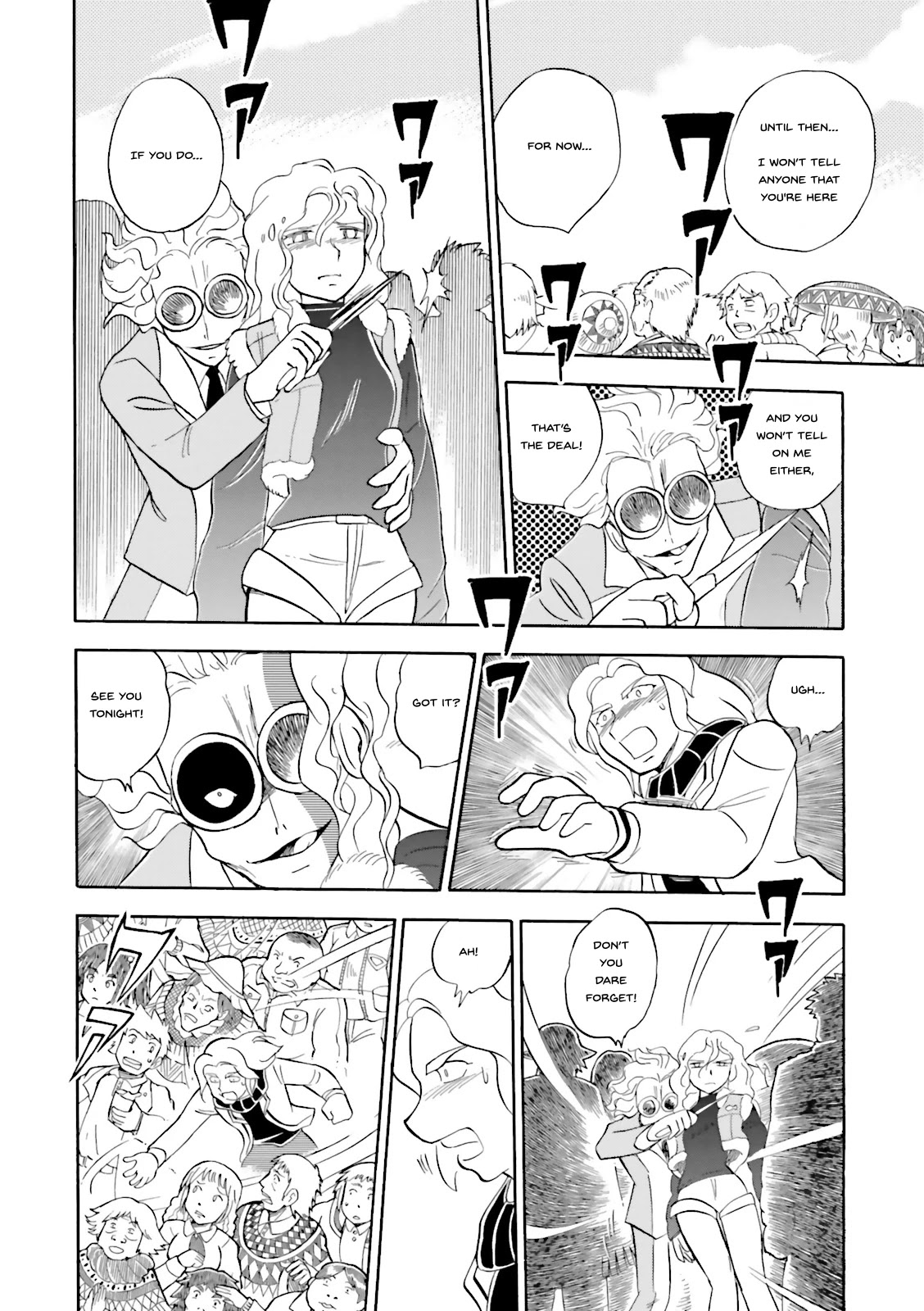 Kidou Senshi Crossbone Gundam Ghost Chapter 28 page 12 - Chapter 28: Reunion in the Square