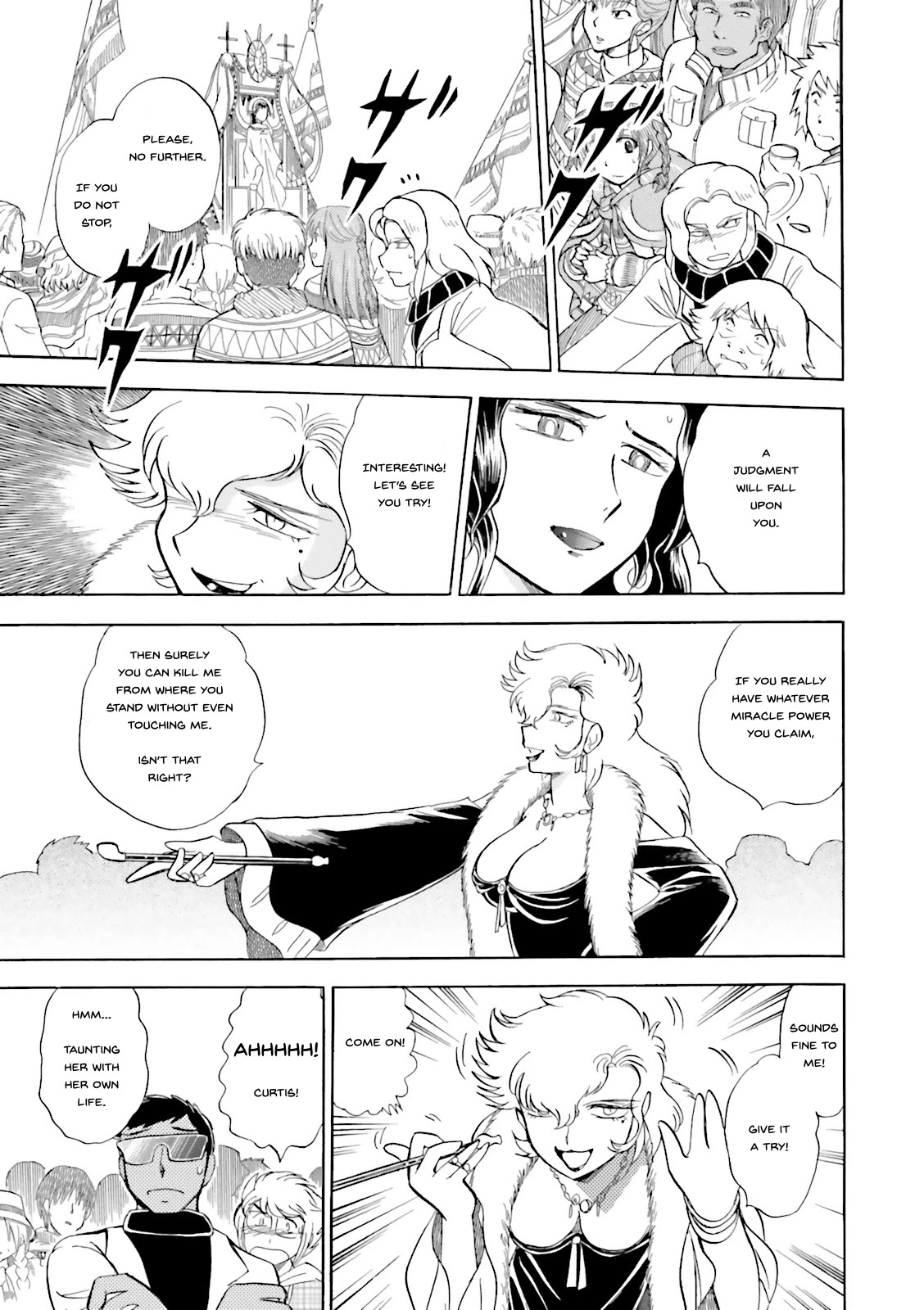 Kidou Senshi Crossbone Gundam Ghost Chapter 28 page 13 - Chapter 28: Reunion in the Square