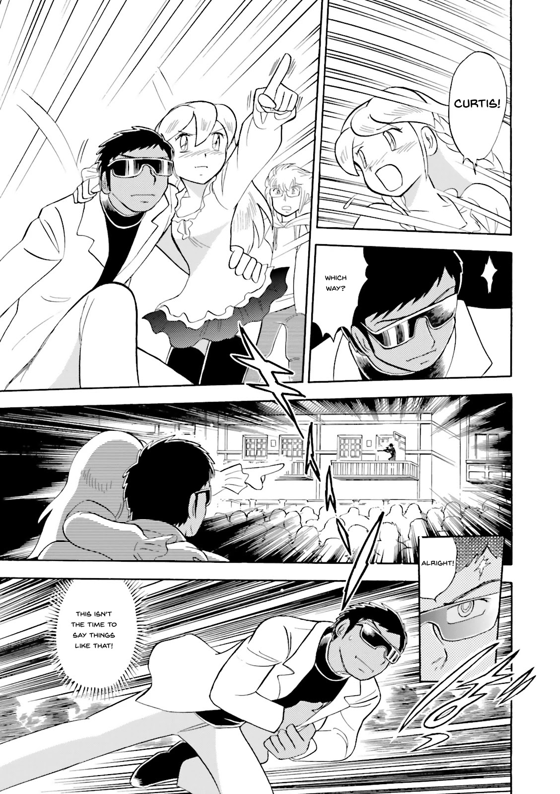 Kidou Senshi Crossbone Gundam Ghost Chapter 28 page 15 - Chapter 28: Reunion in the Square