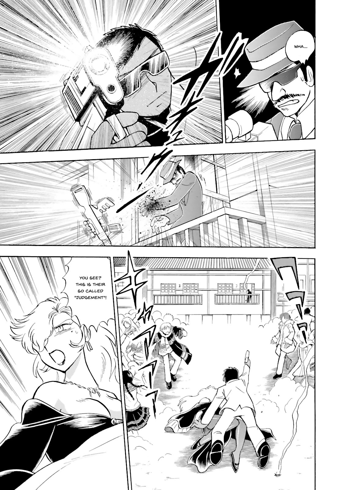 Kidou Senshi Crossbone Gundam Ghost Chapter 28 page 17 - Chapter 28: Reunion in the Square