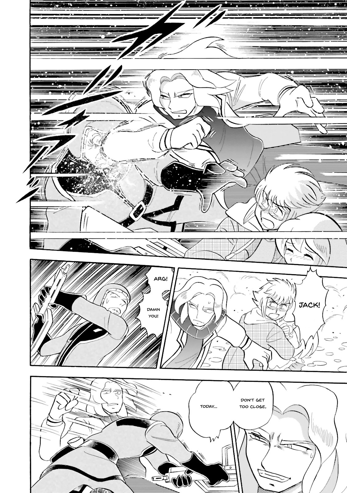 Kidou Senshi Crossbone Gundam Ghost Chapter 28 page 20 - Chapter 28: Reunion in the Square