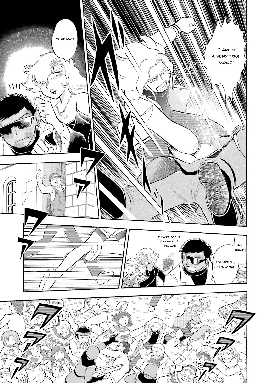 Kidou Senshi Crossbone Gundam Ghost Chapter 28 page 21 - Chapter 28: Reunion in the Square